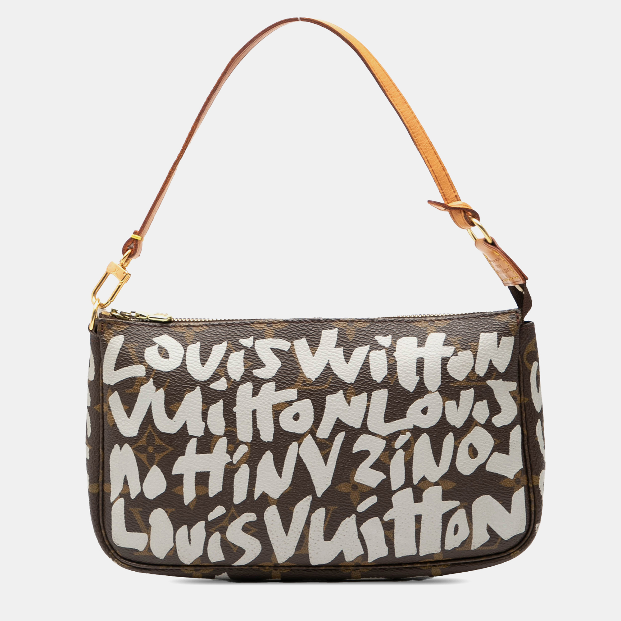 

Louis Vuitton Brown Stephen Sprouse Monogram Graffiti Pochette Accessoires