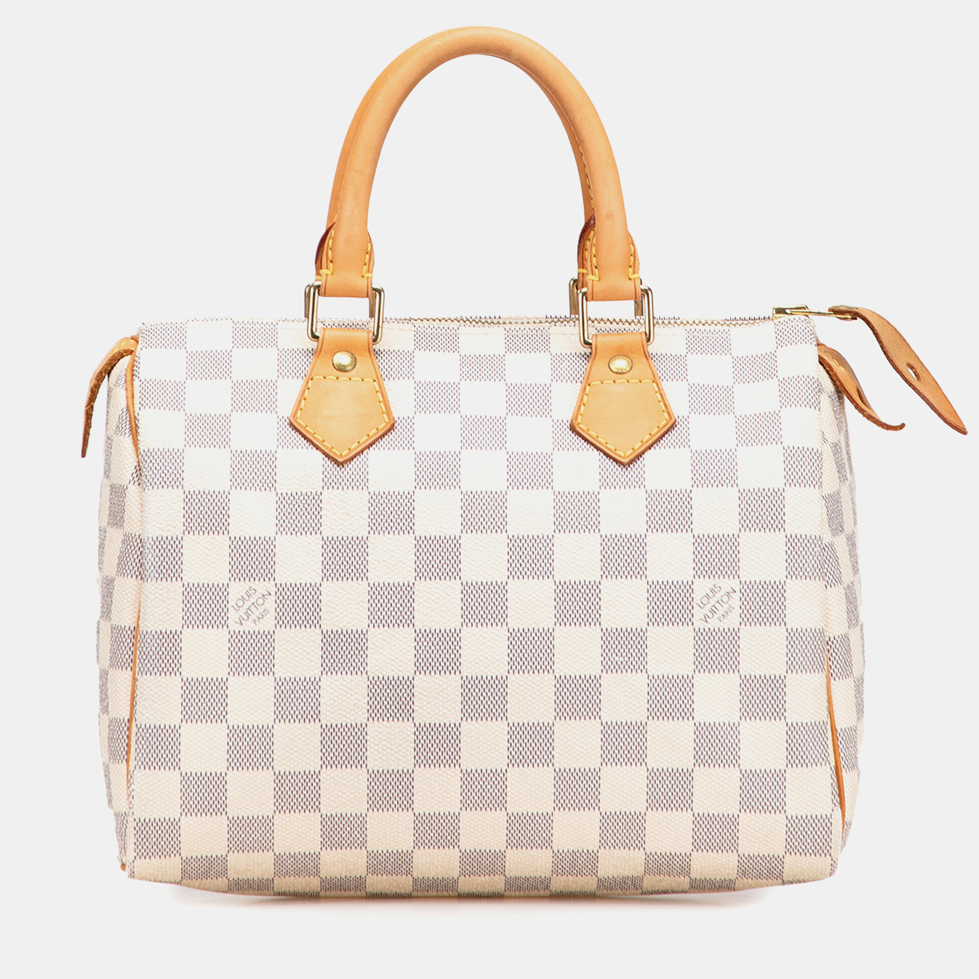 

Louis Vuitton White Damier Azur Speedy 25