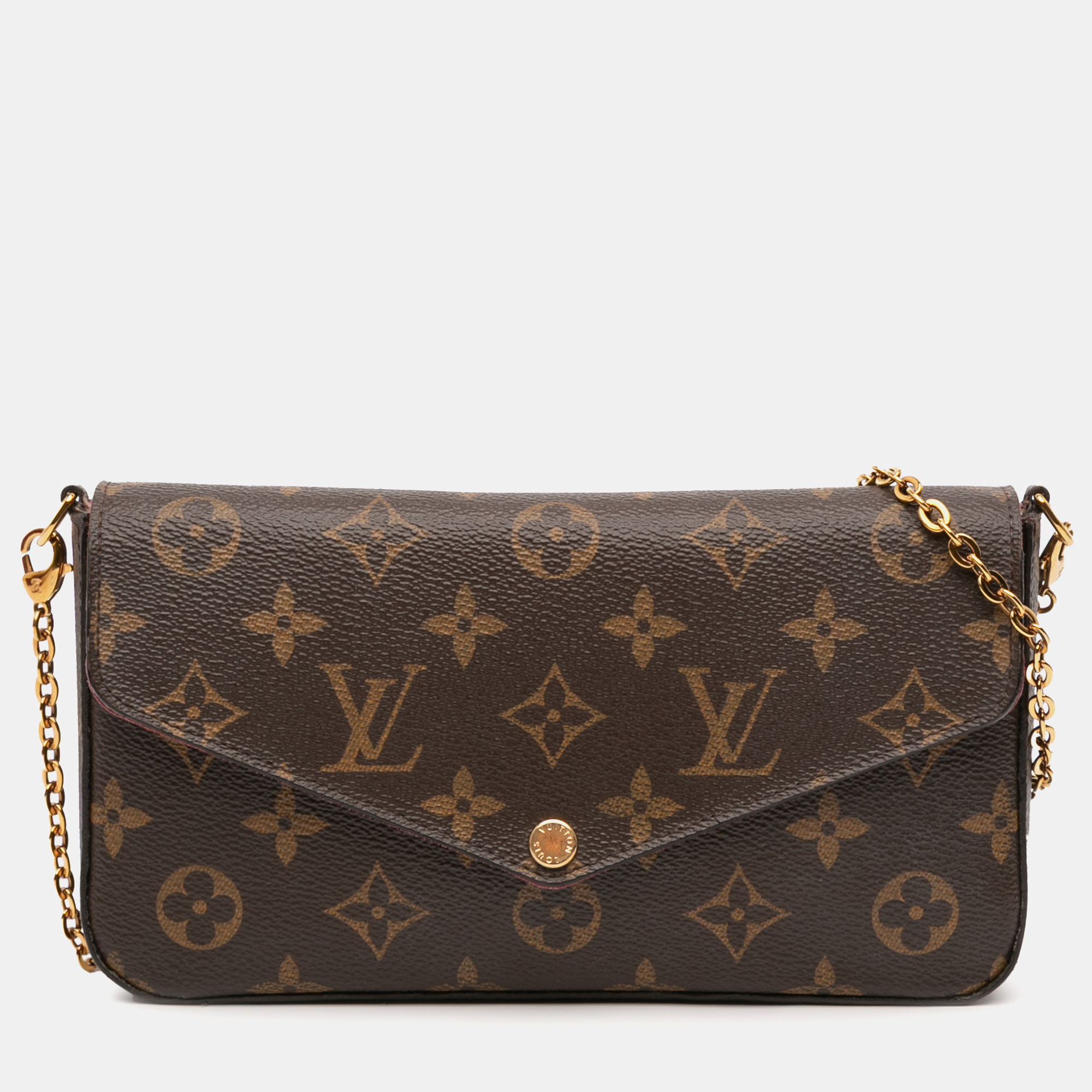 

Louis Vuitton Brown Monogram Pochette Felicie