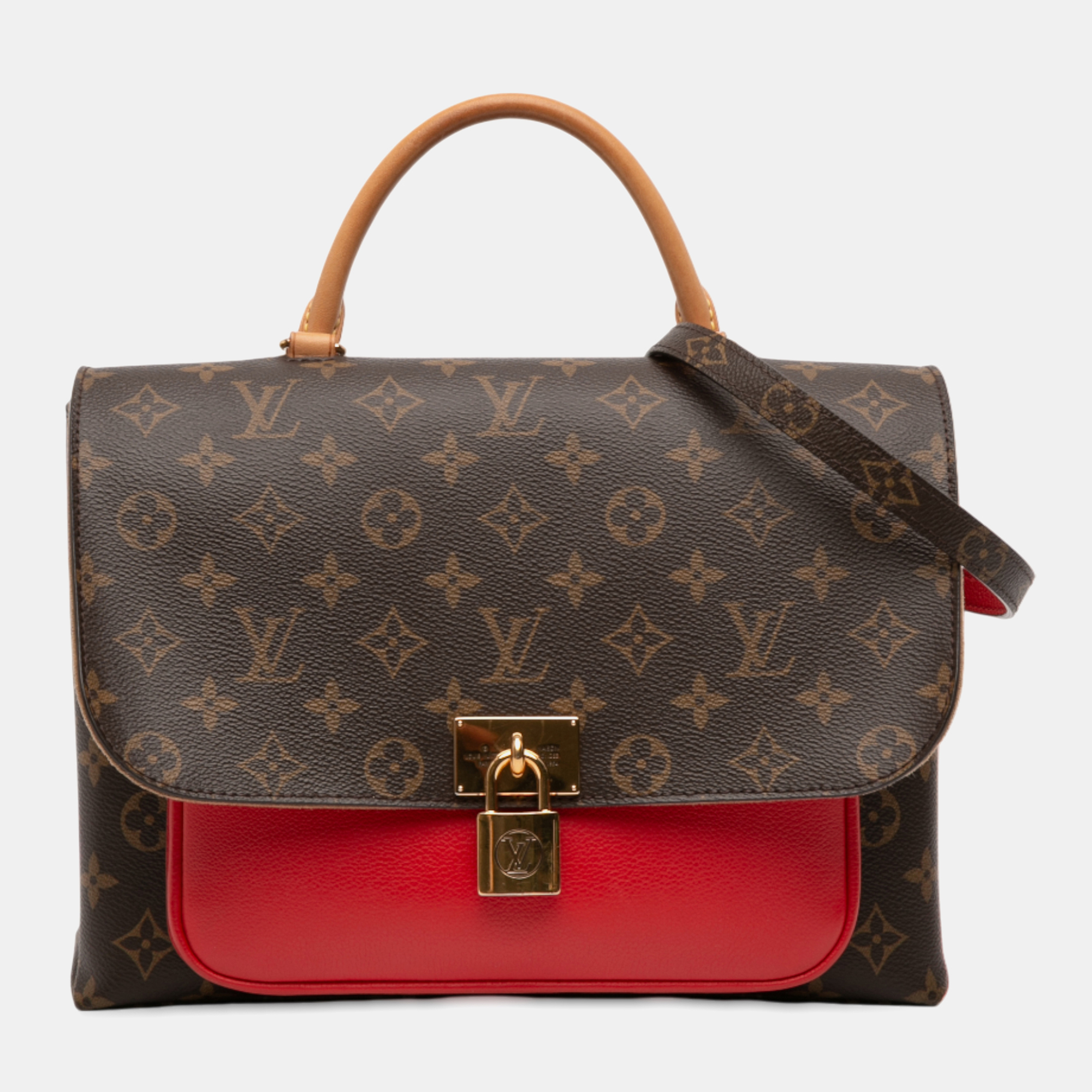 

Louis Vuitton Brown Red Monogram Marignan
