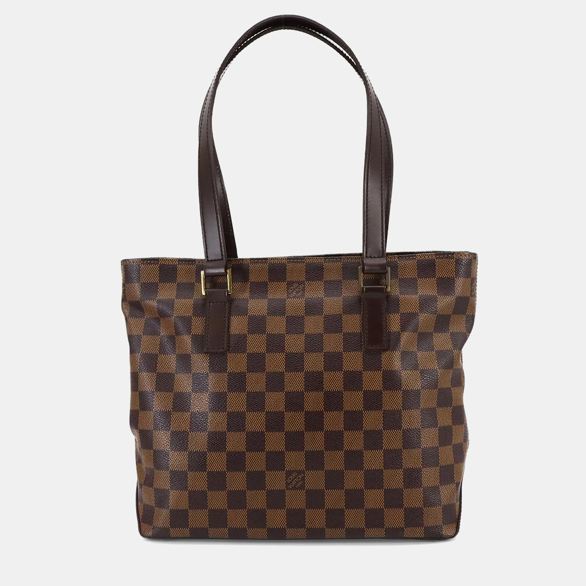 

Louis Vuitton Cabas Piano Ebene Damier Canvas Tote Bag, Brown