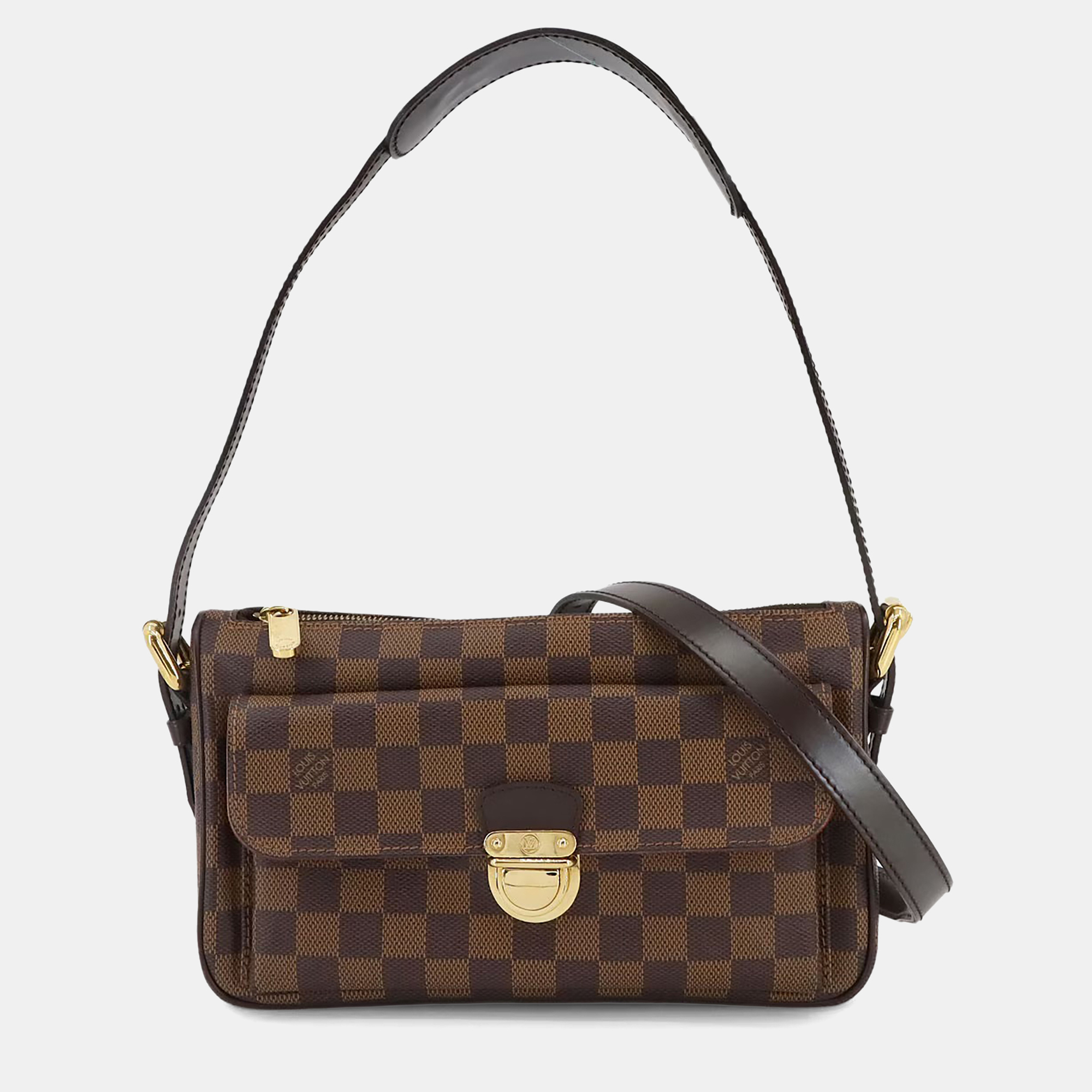 

Louis Vuitton Ravello GM Ebene Damier Canvas Shoulder Bag, Brown