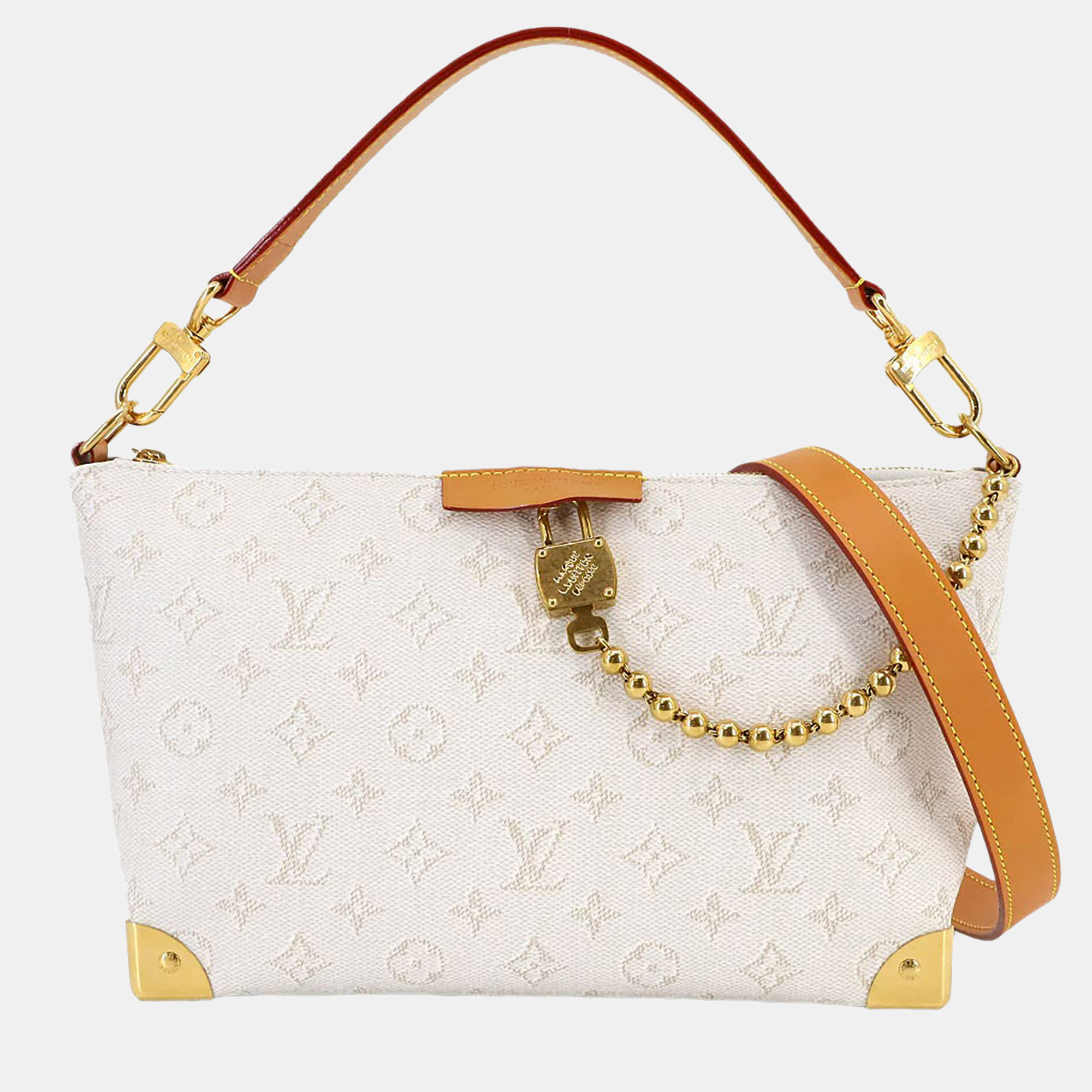 

Louis Vuitton Bobo Trunk Off-White Monogram Canvas Handbag