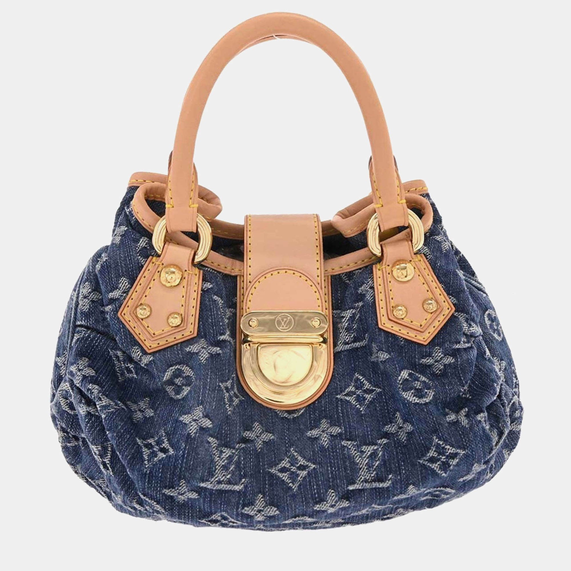 

Louis Vuitton Blue Monogram Denim Pleaty Handbag