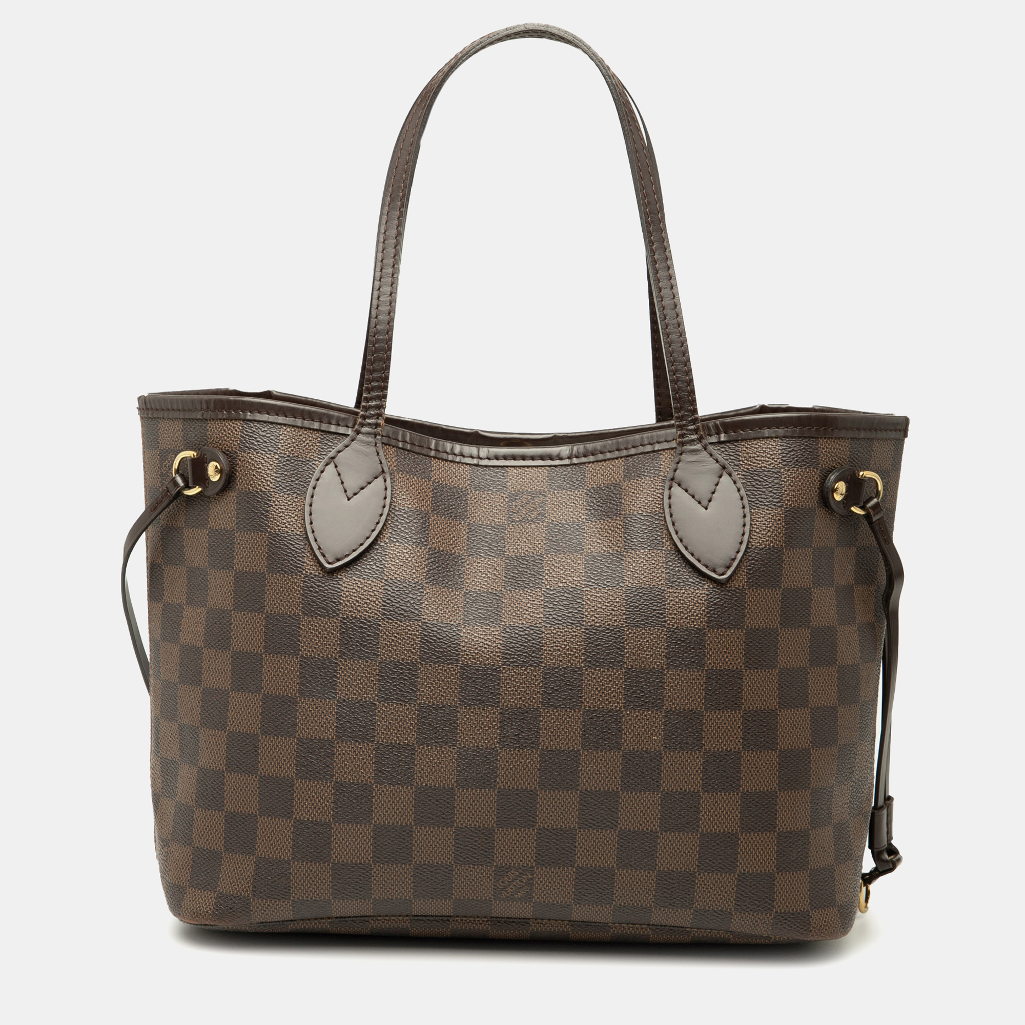 

Louis Vuitton Brown Damier Ebene Neverfull PM