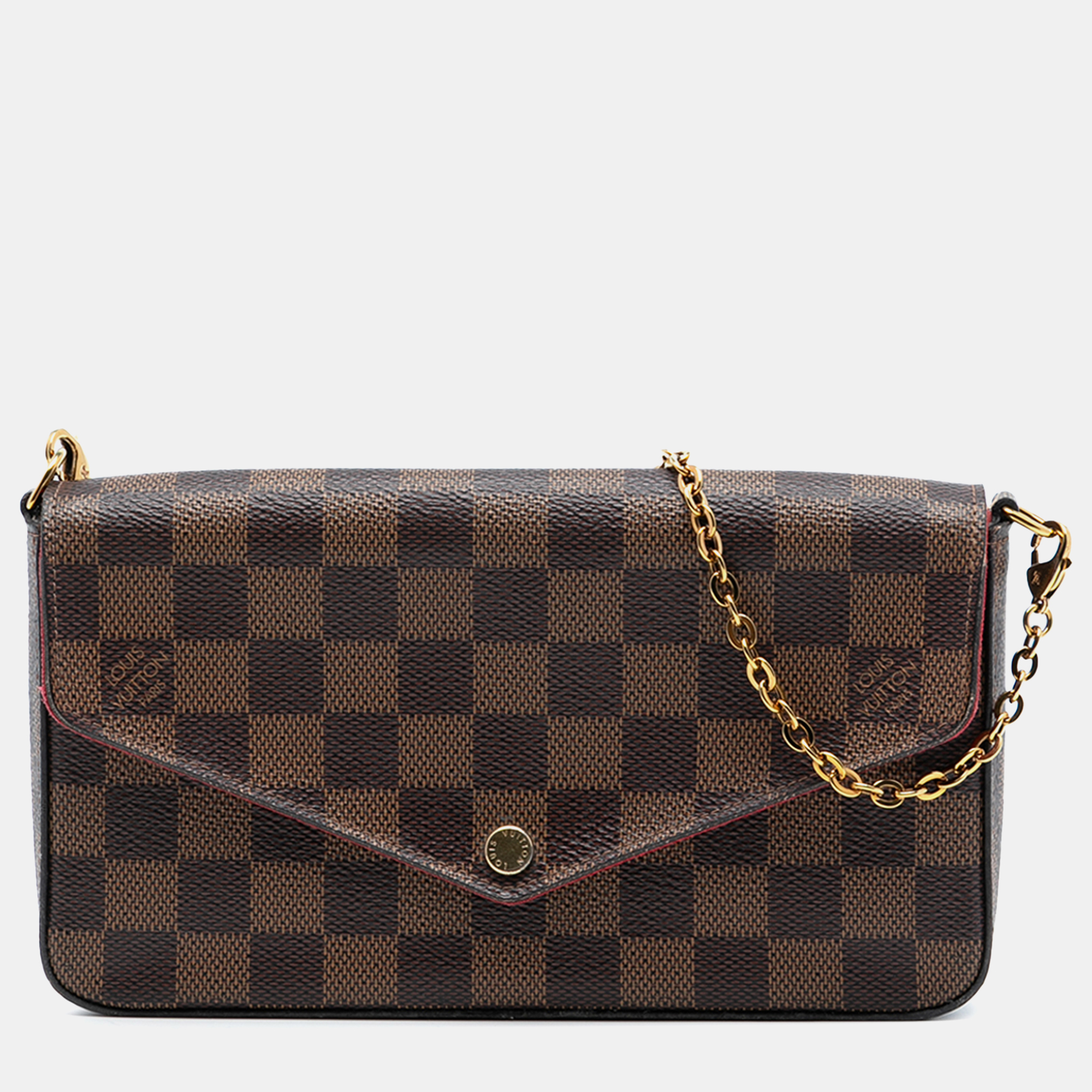 

Louis Vuitton Brown Damier Ebene Pochette Felicie
