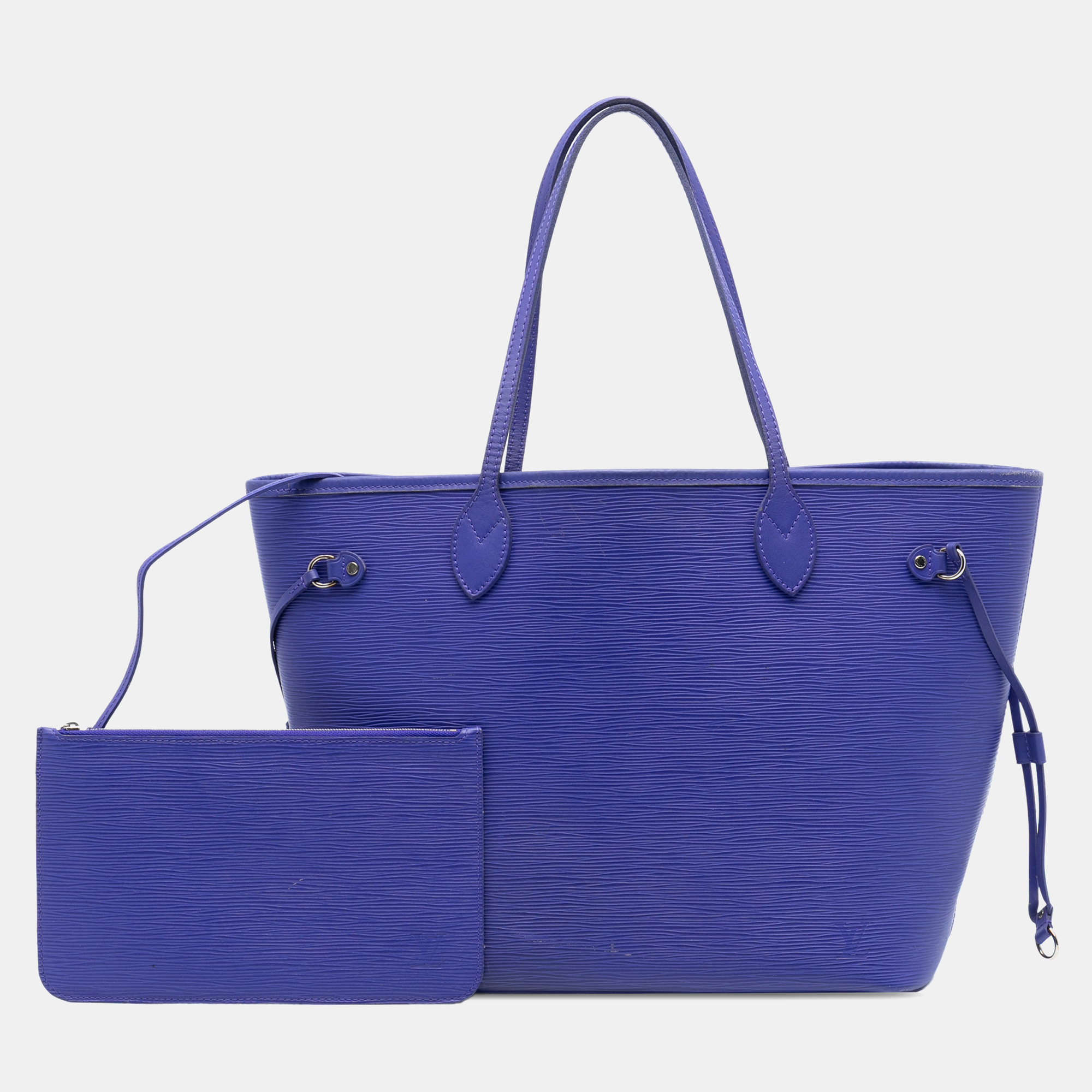 

Louis Vuitton Blue Epi Neverfull MM