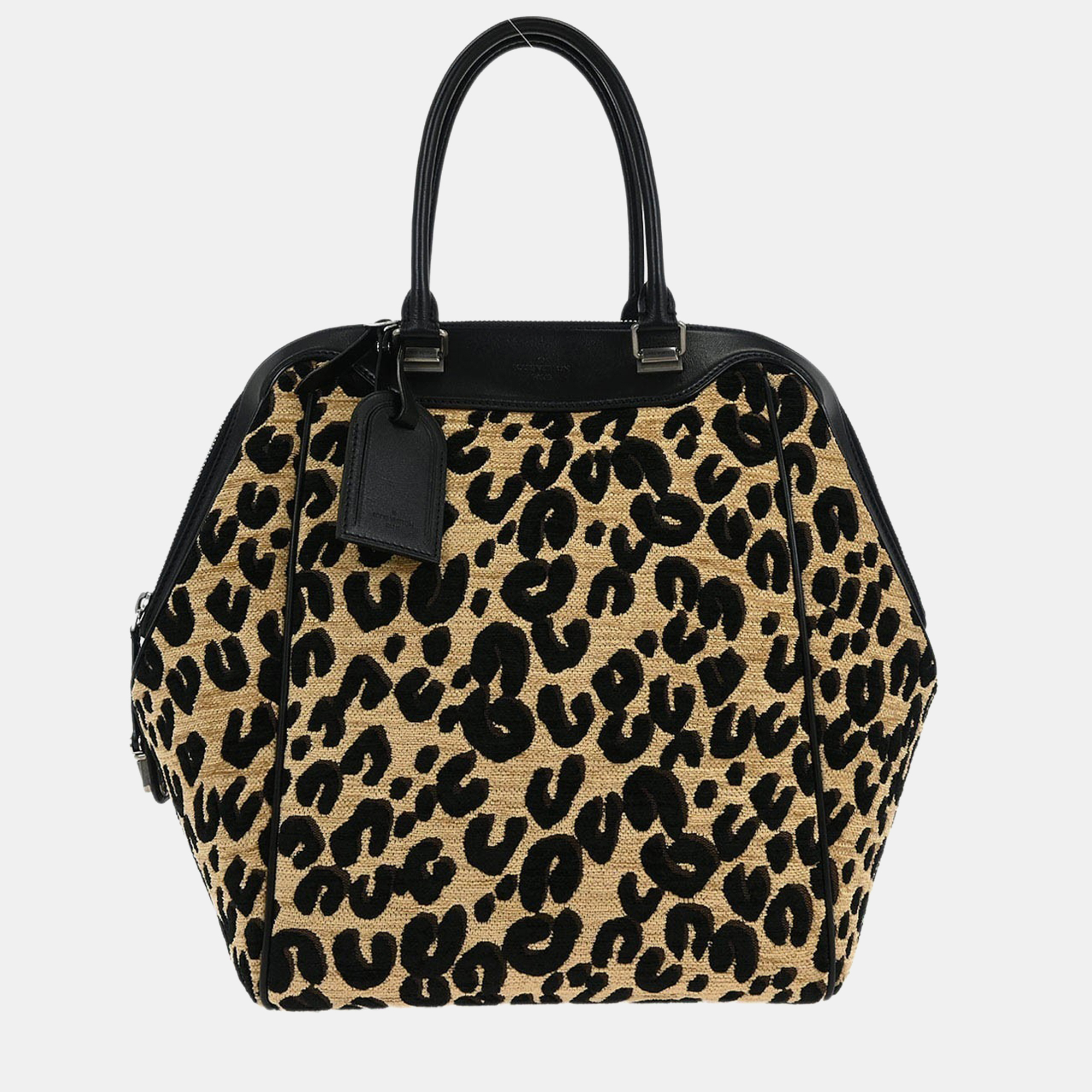 

Louis Vuitton North South Leopard Handbag, Black