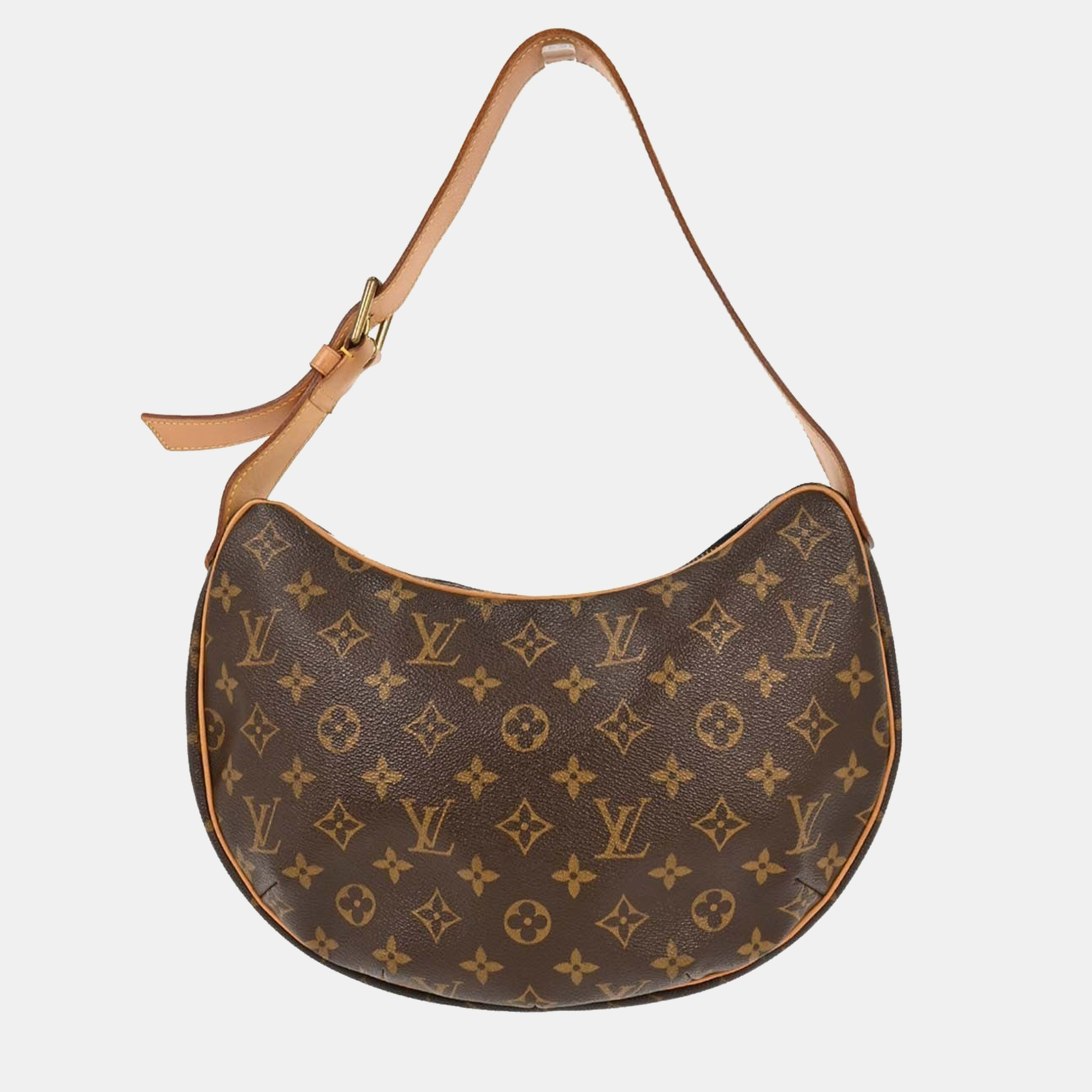 

Louis Vuitton Monogram Croissant Mm Handbag, Brown