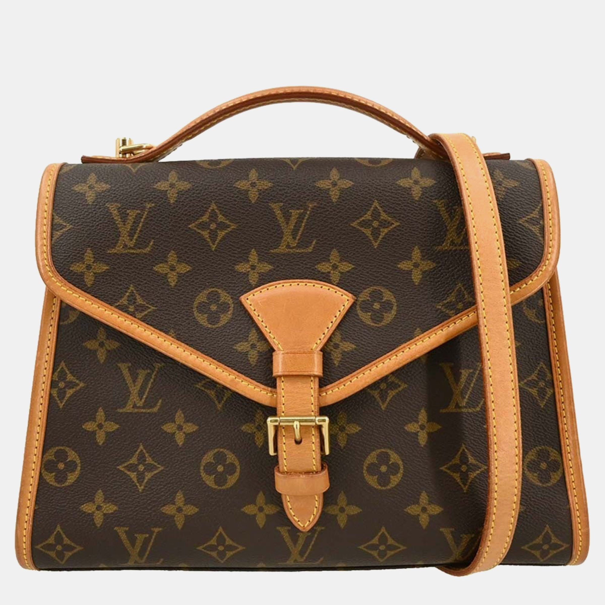 

Louis Vuitton Monogram Bel Air Brown Monogram Canvas Top Handle Bag