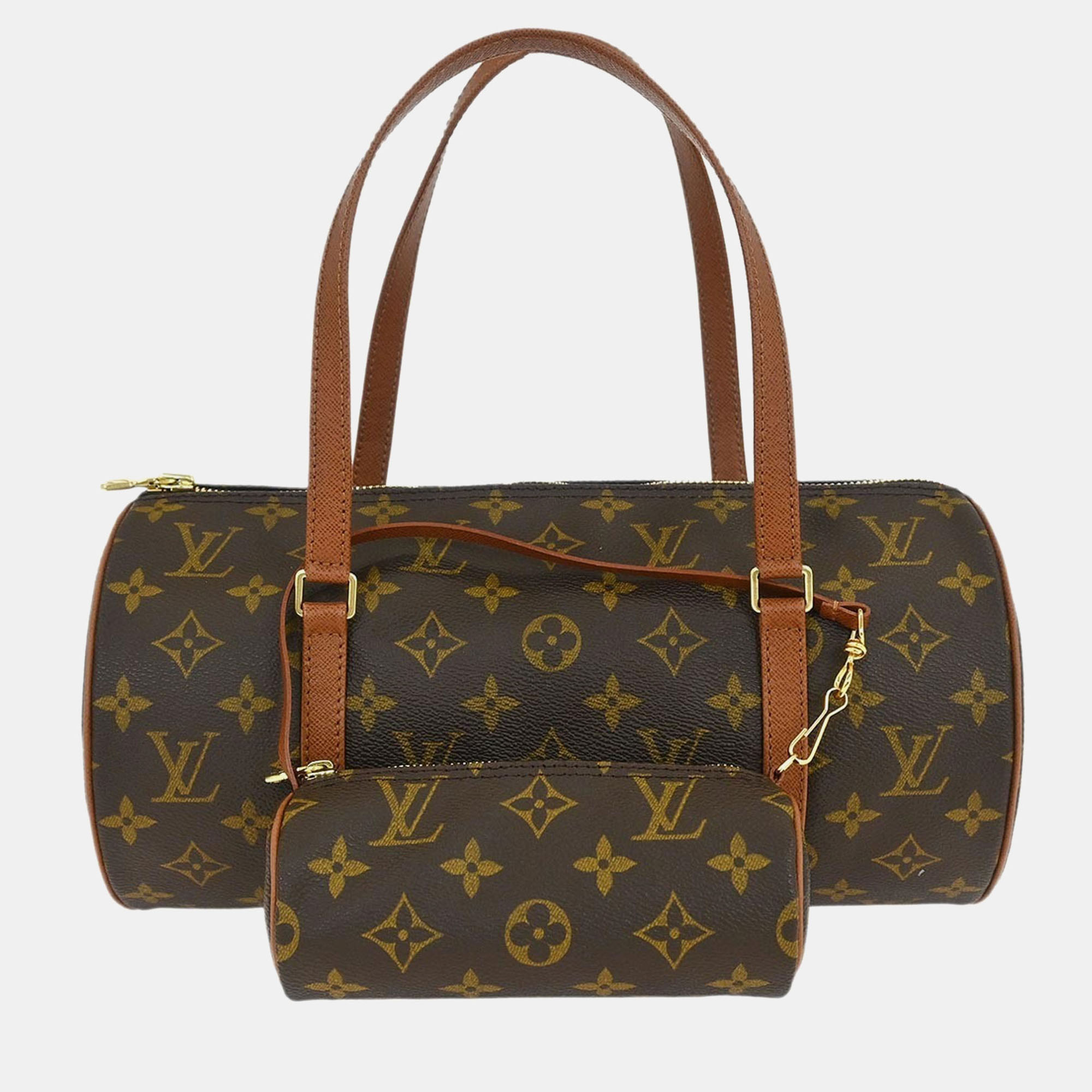 

Louis Vuitton Papillon 30 Brown Monogram Canvas Top Handle Bag