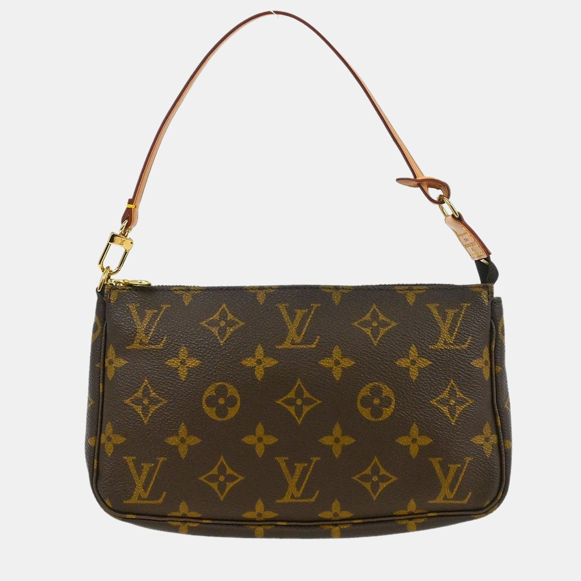 

Louis Vuitton Monogram Pochette Accessoires Handbag, Brown