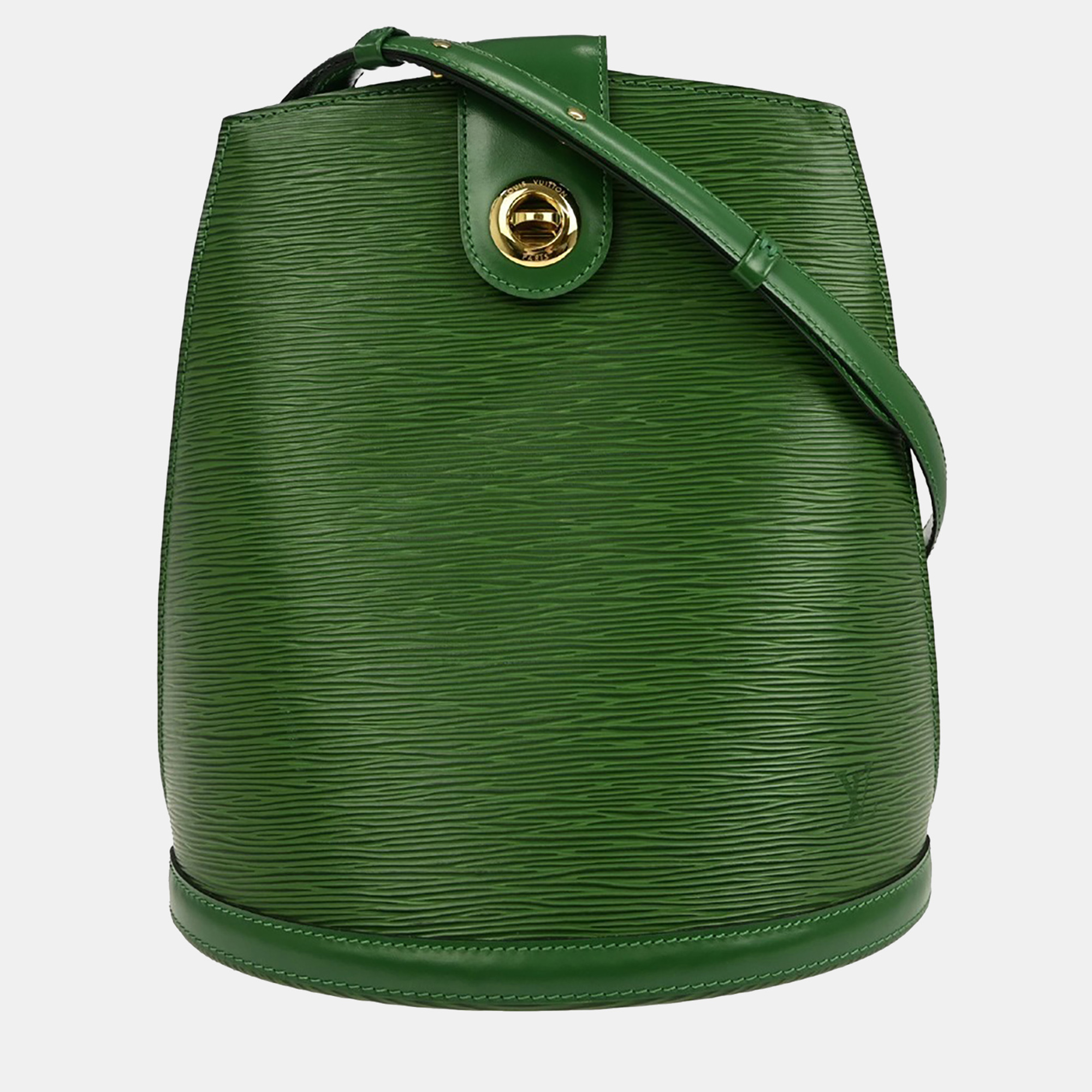 

Louis Vuitton Green Epi Cluny Shoulder Bag