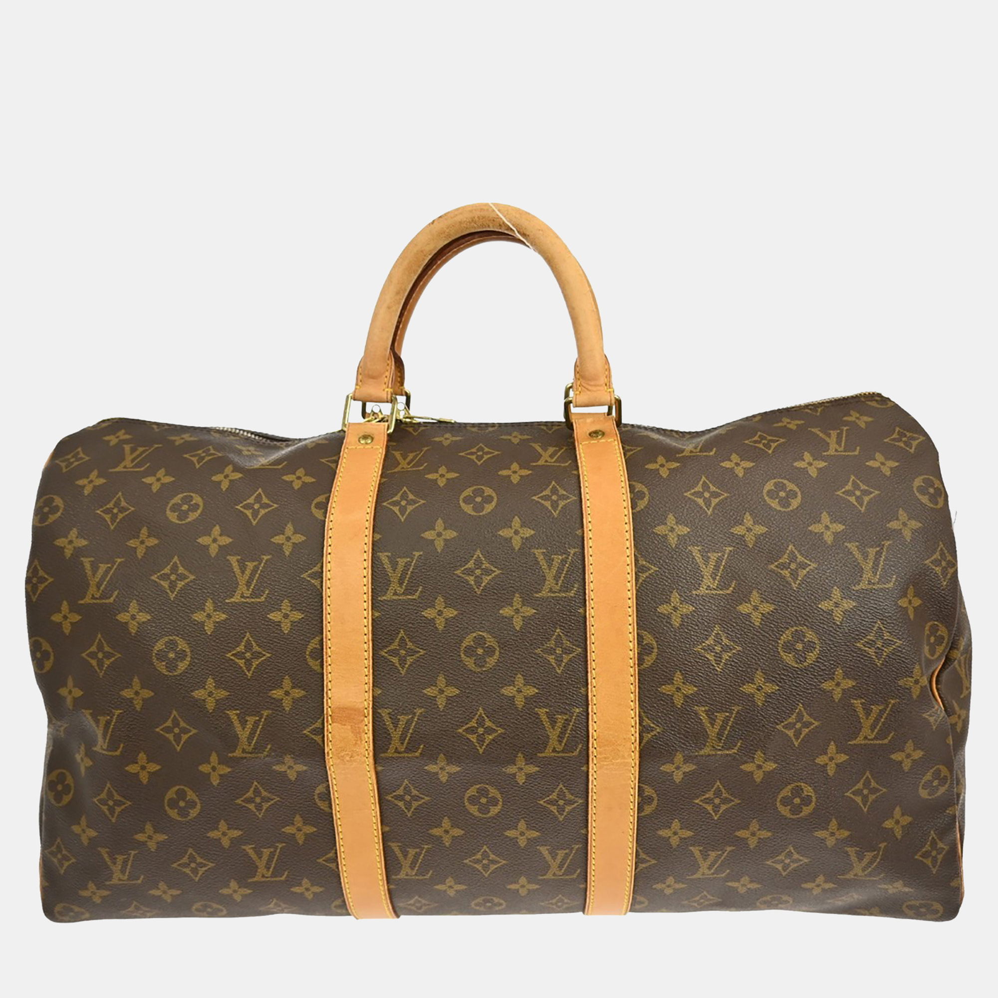 

Louis Vuitton Keepall 50 Brown Monogram Canvas Duffle Bag