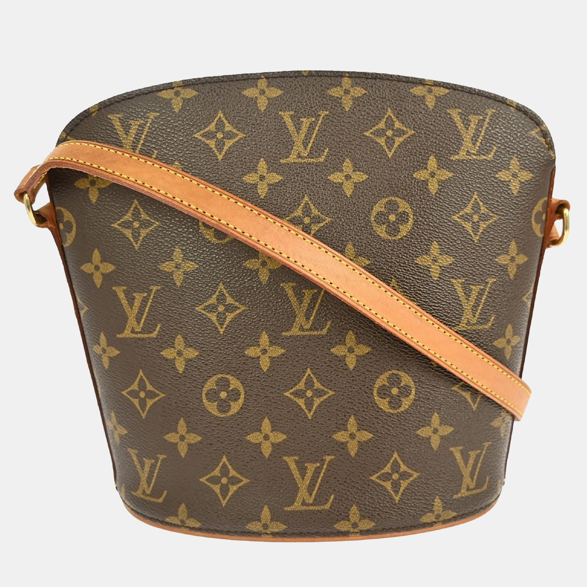 

Louis Vuitton Drouot Crossbody Shoulder Bag Monogram, Brown