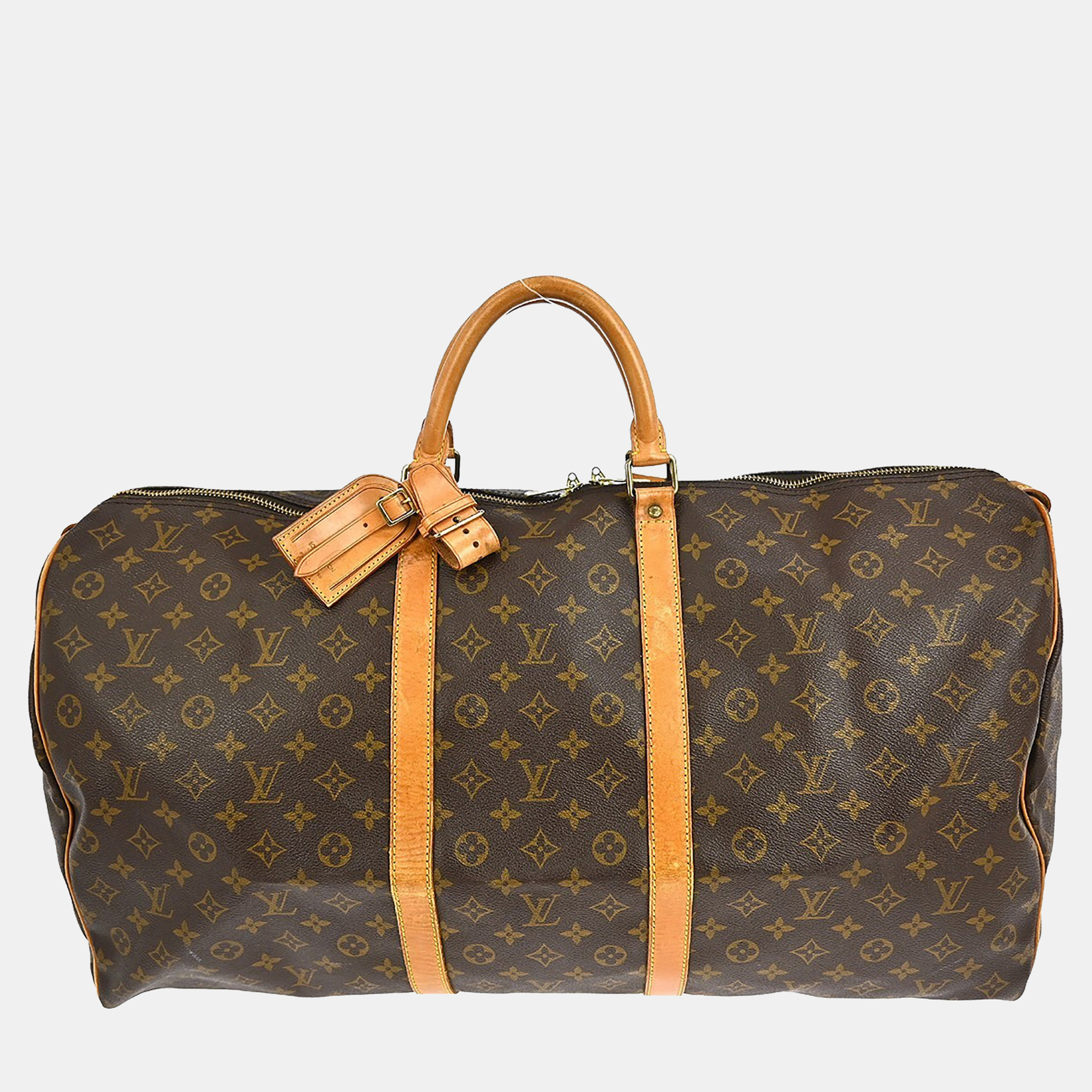 

Louis Vuitton Keepall 60 Travel Handbag Monogram, Brown