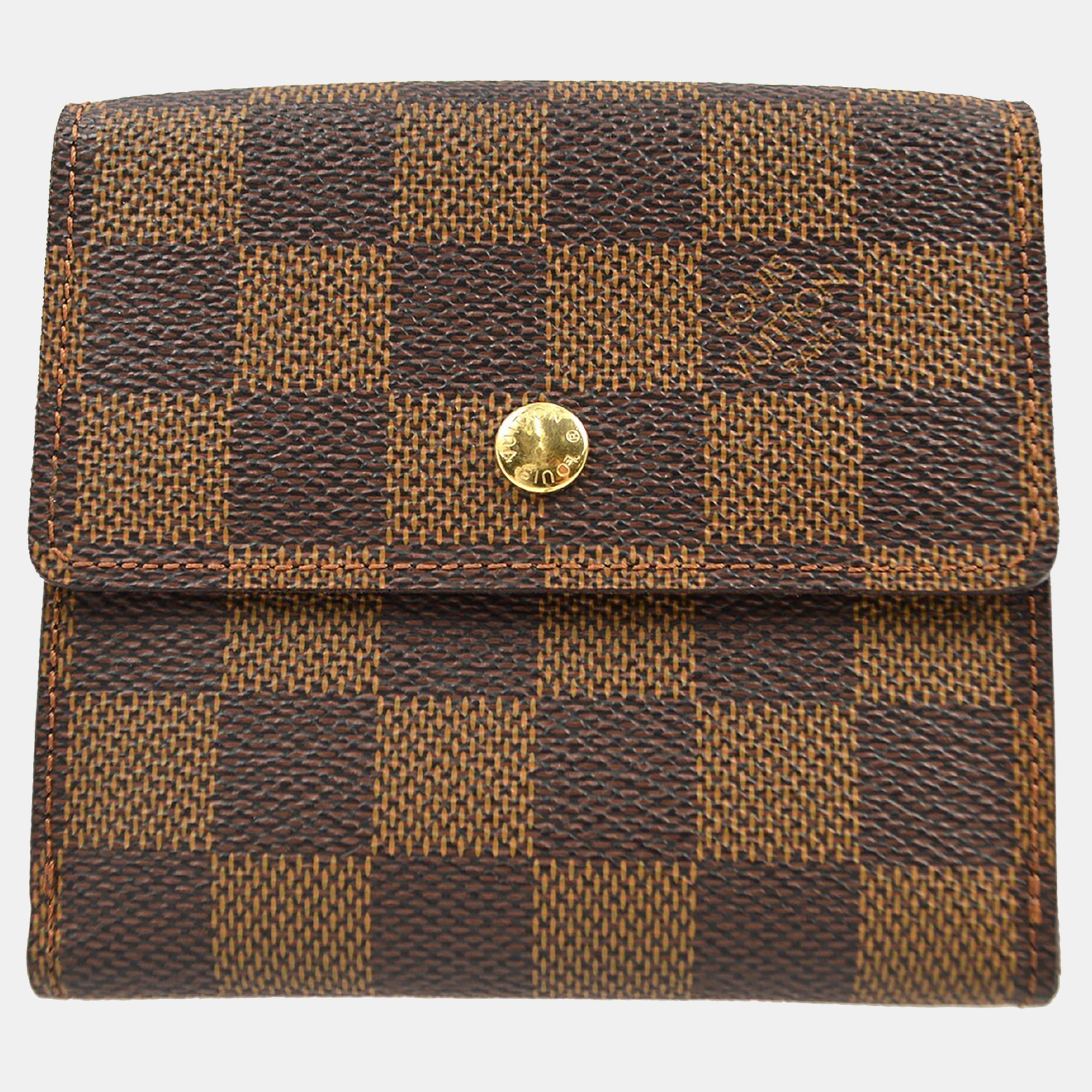

Louis Vuitton Damier Porte Monnaie Cartes Credit Wallet, Brown