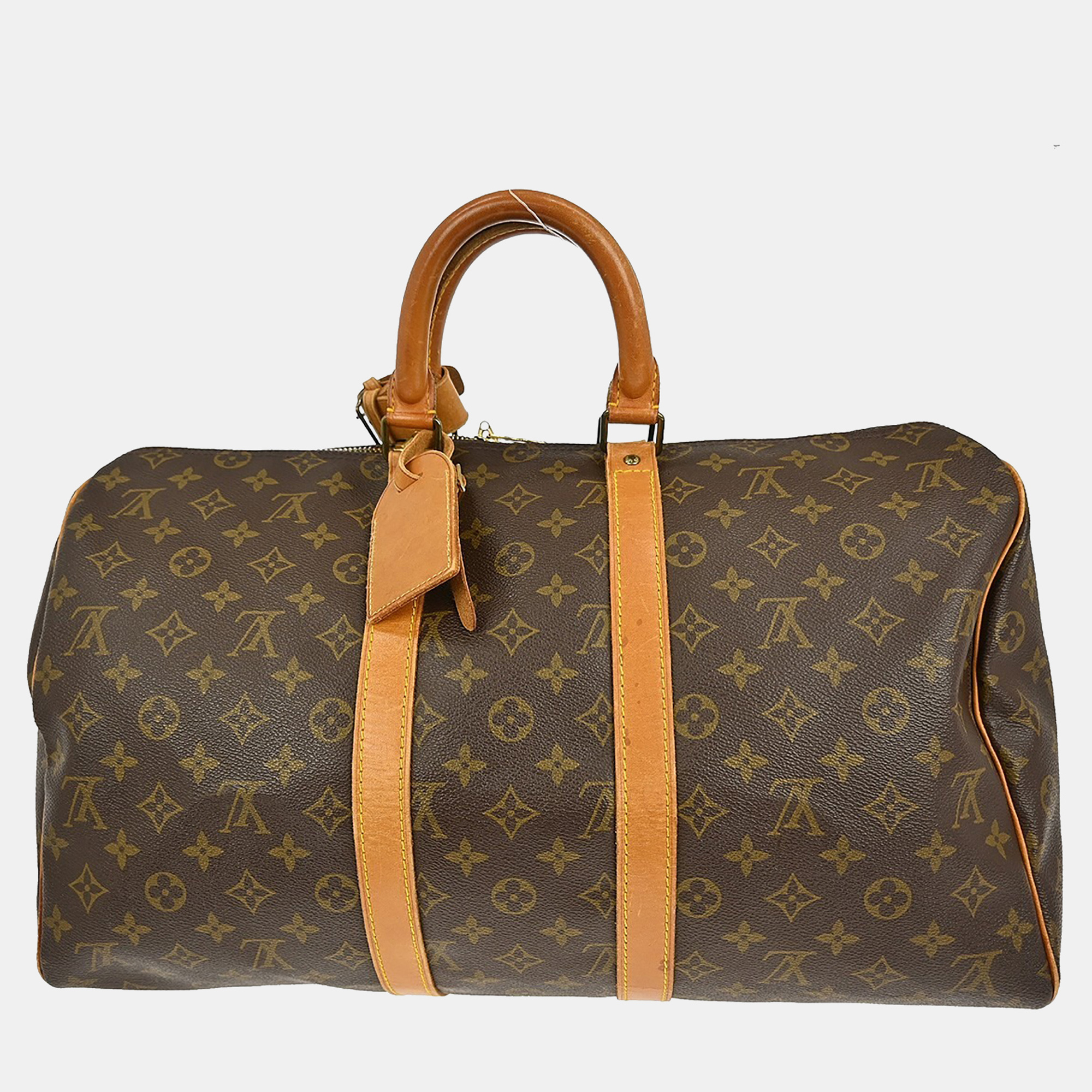 

Louis Vuitton Keepall 45 Duffle Handbag Monogram, Brown