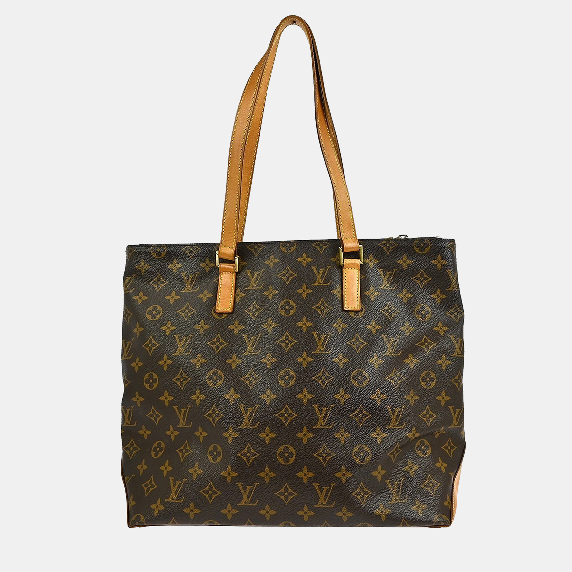 

Louis Vuitton Cabas Mezzo Hand Tote Bag Monogram, Brown