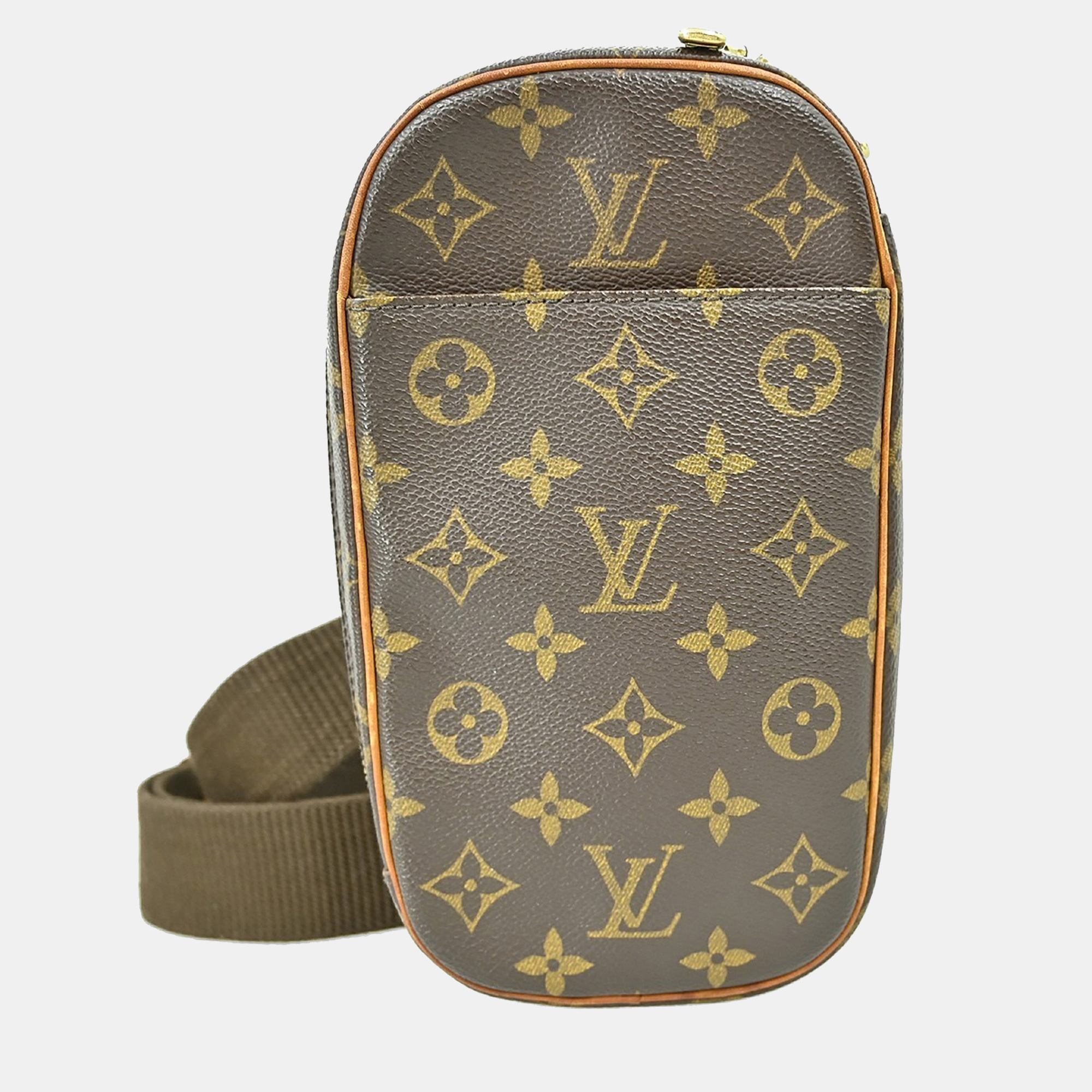

Louis Vuitton Monogram Pochette Gange Bum Bag, Brown