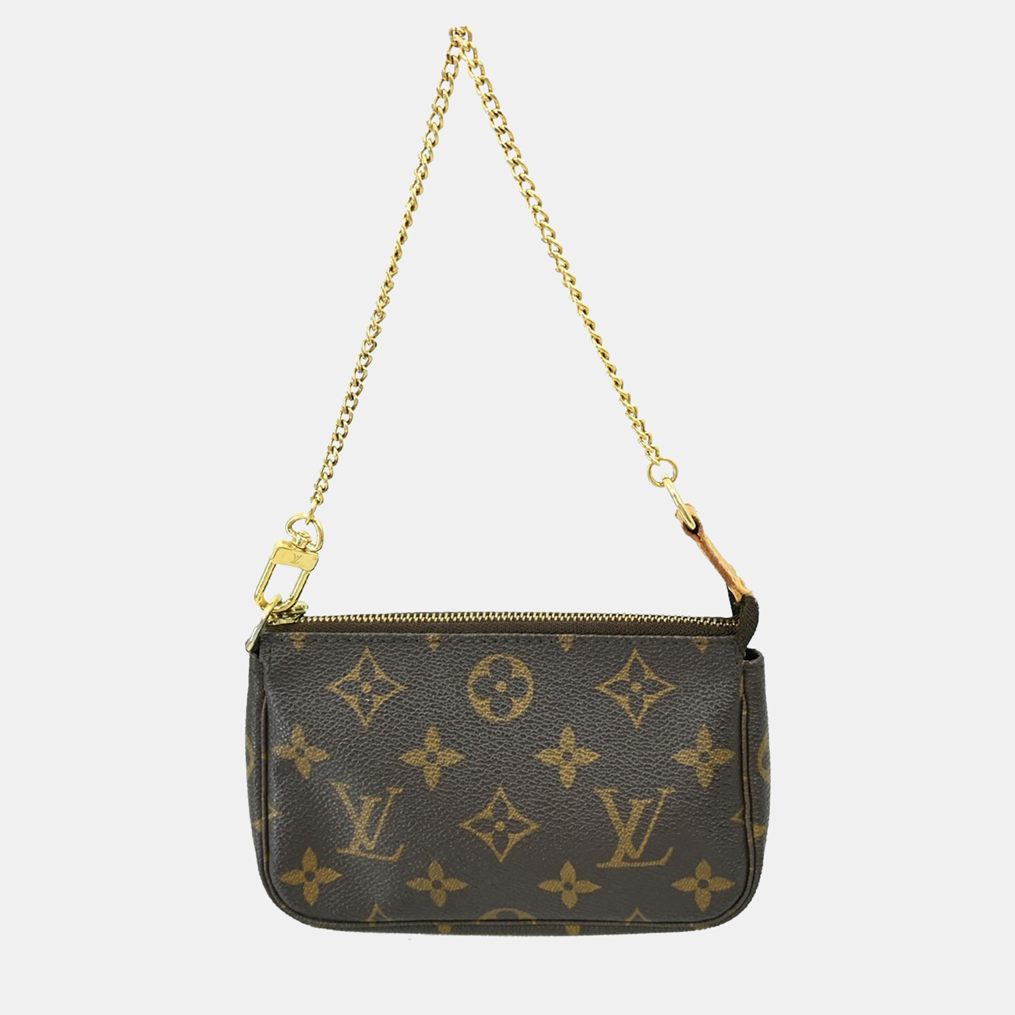 

Louis Vuitton Monogram Mini Pochette Accessoires, Brown