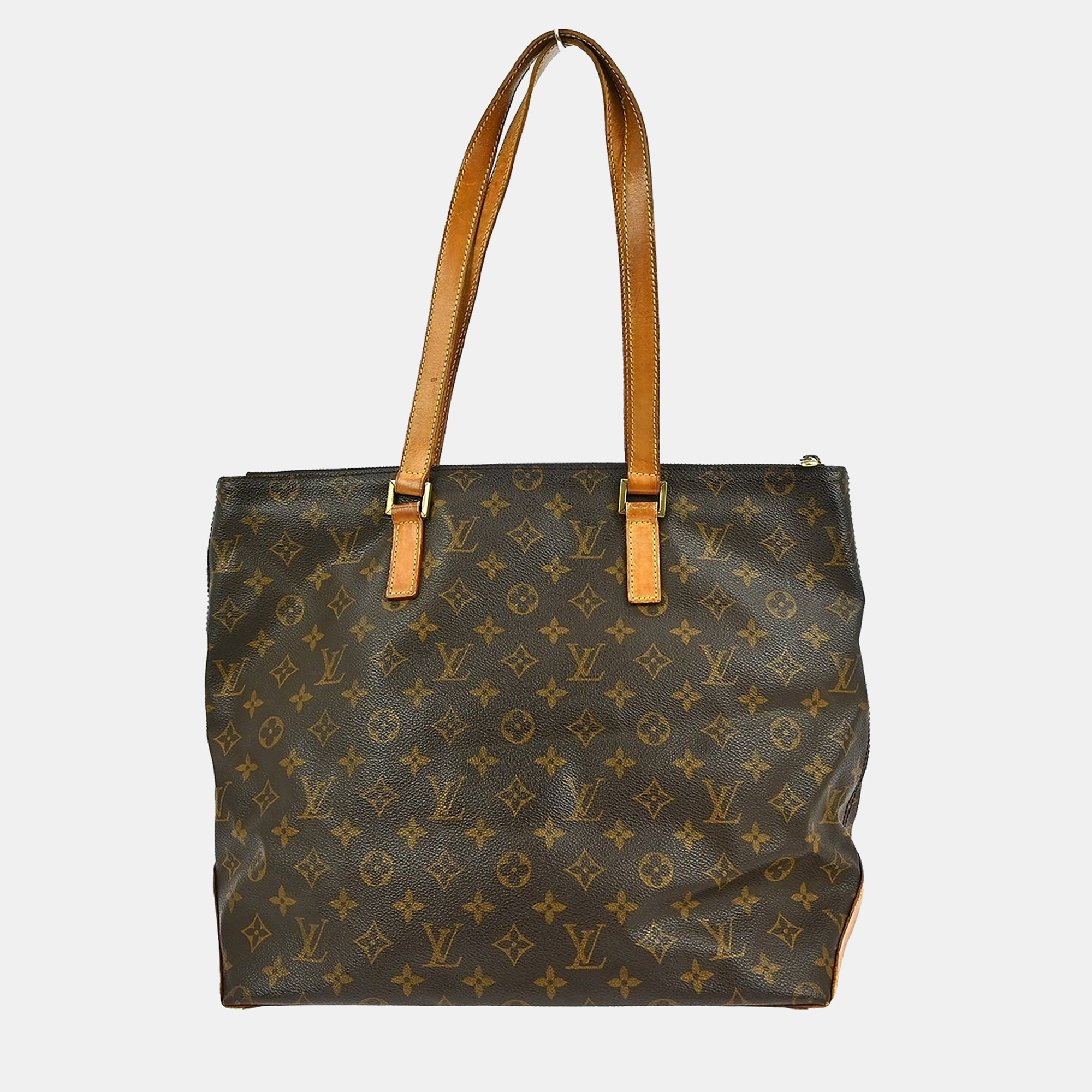 

Louis Vuitton Cabas Mezzo Hand Tote Bag Monogram, Brown