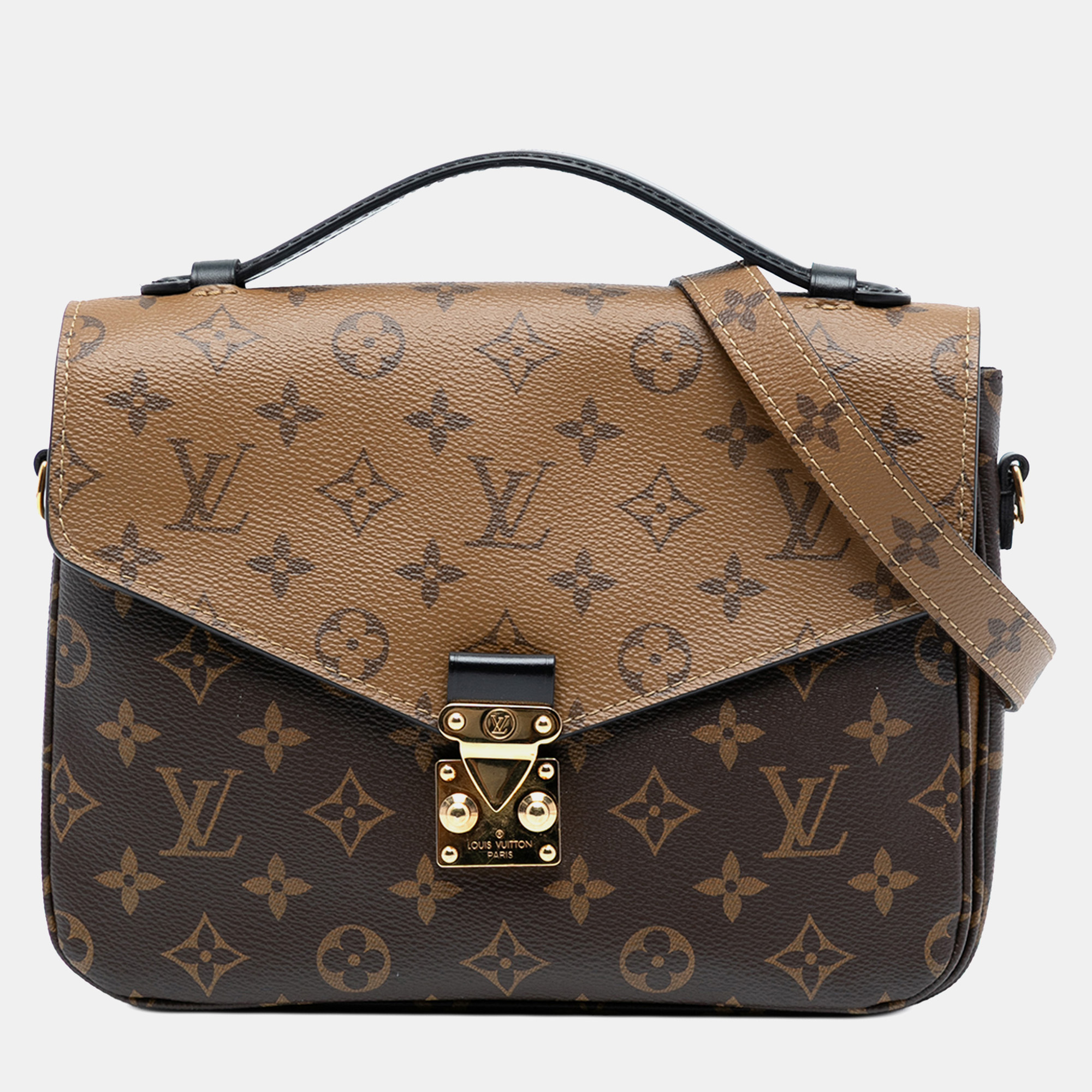 

Louis Vuitton Brown Monogram Reverse Pochette Metis