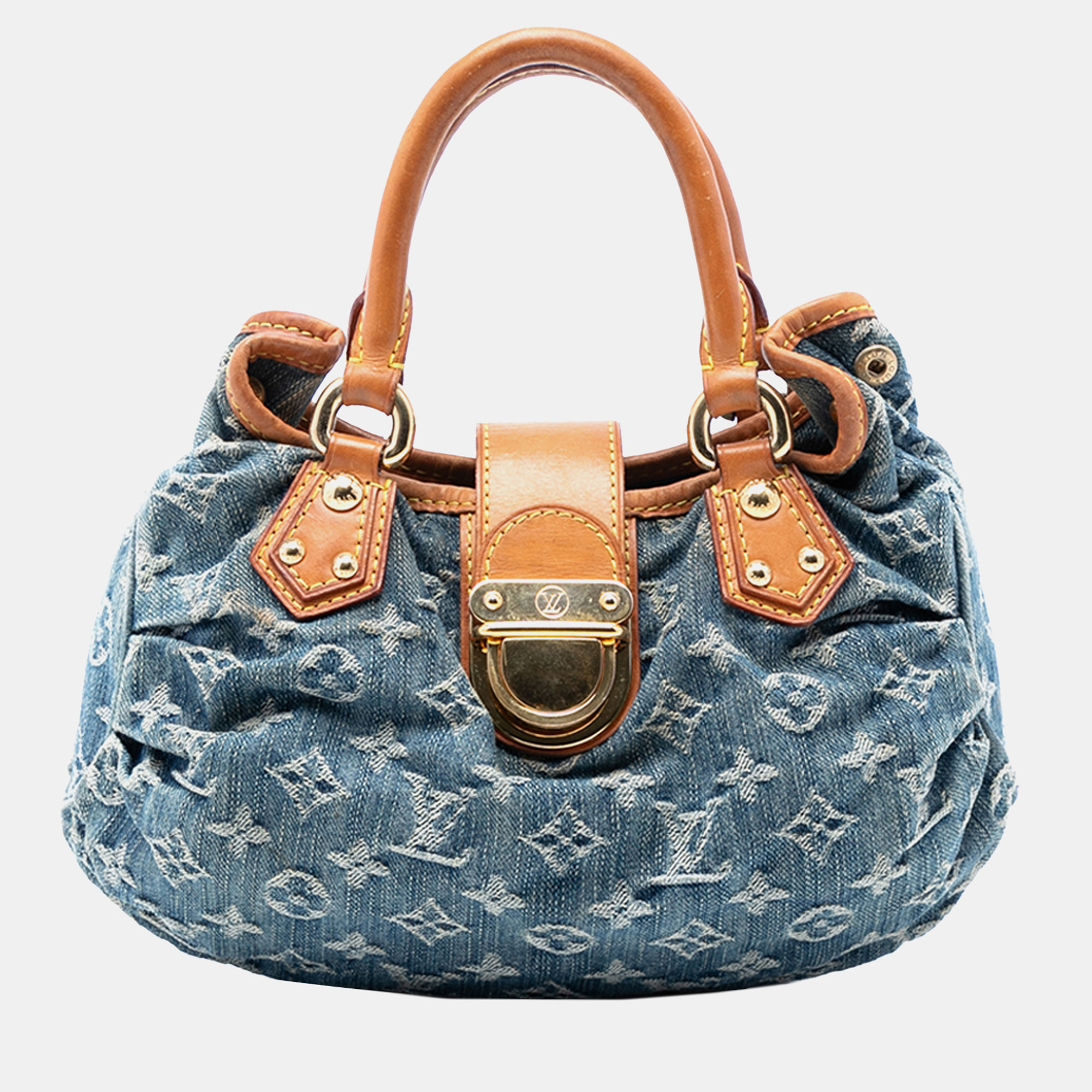 

Louis Vuitton Blue Monogram Denim Pleaty