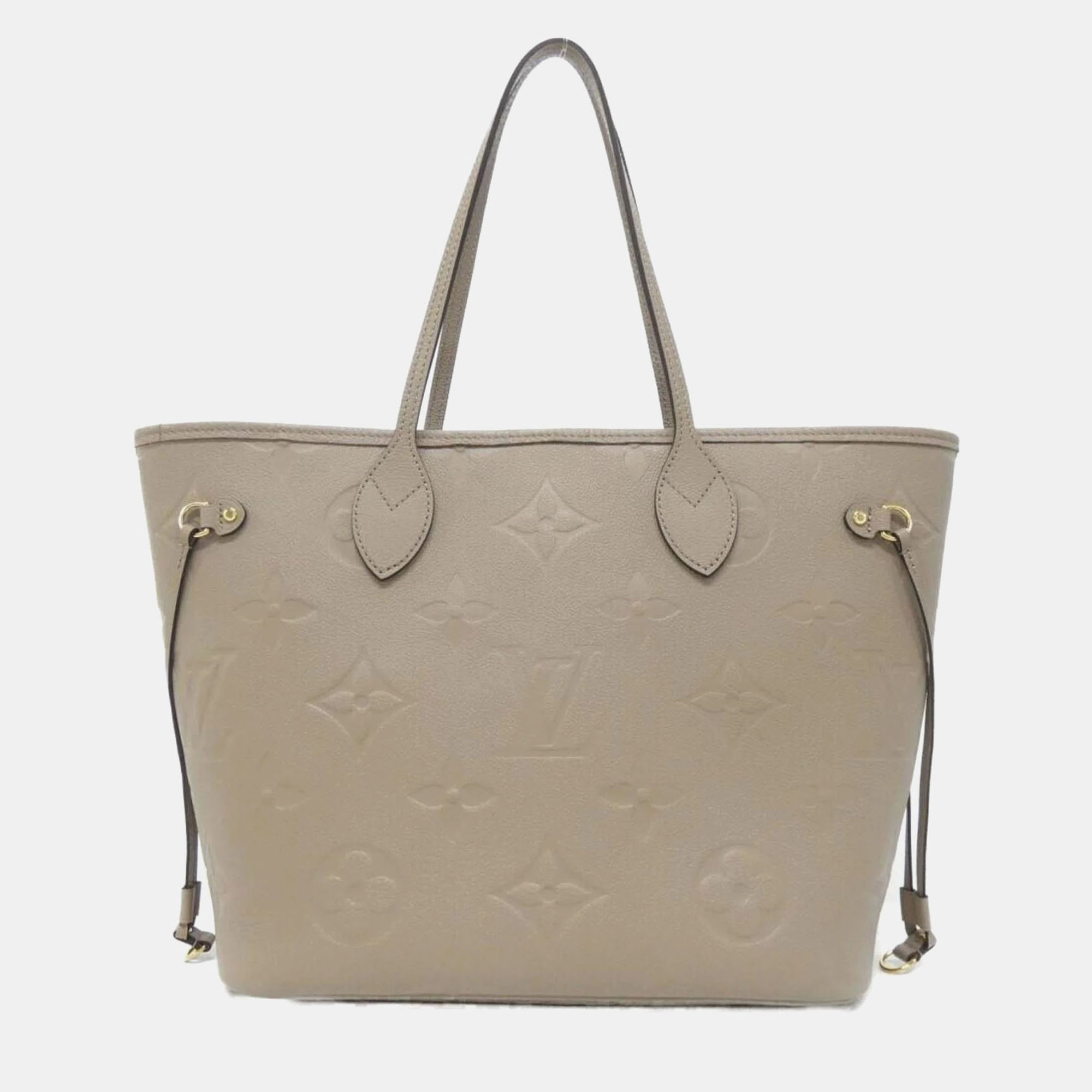 

Louis Vuitton Monogram Empreinte Neverfull Mm Handbag, Brown