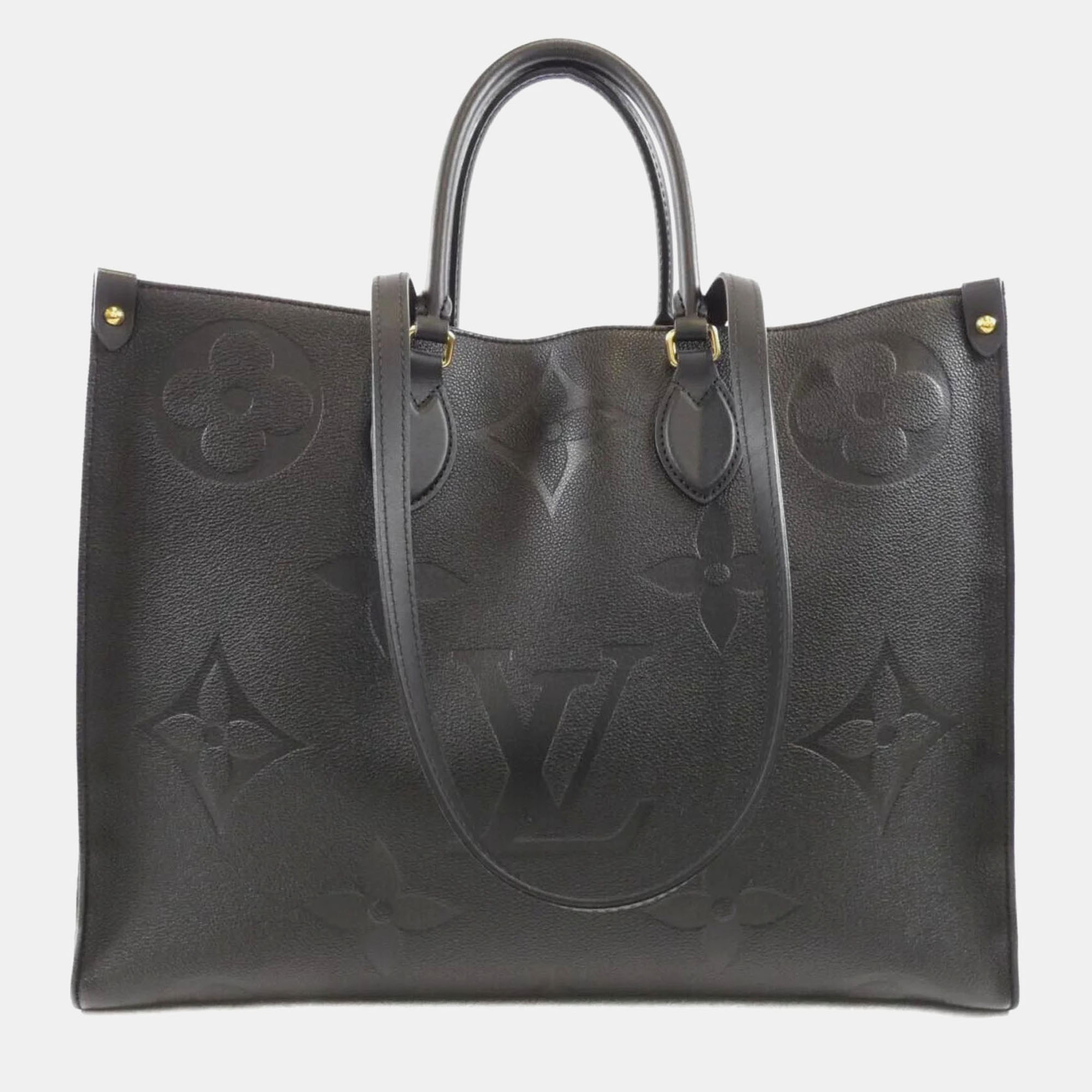 

Louis Vuitton Monogram Empreinte On-The-Go Gm Handbag, Black