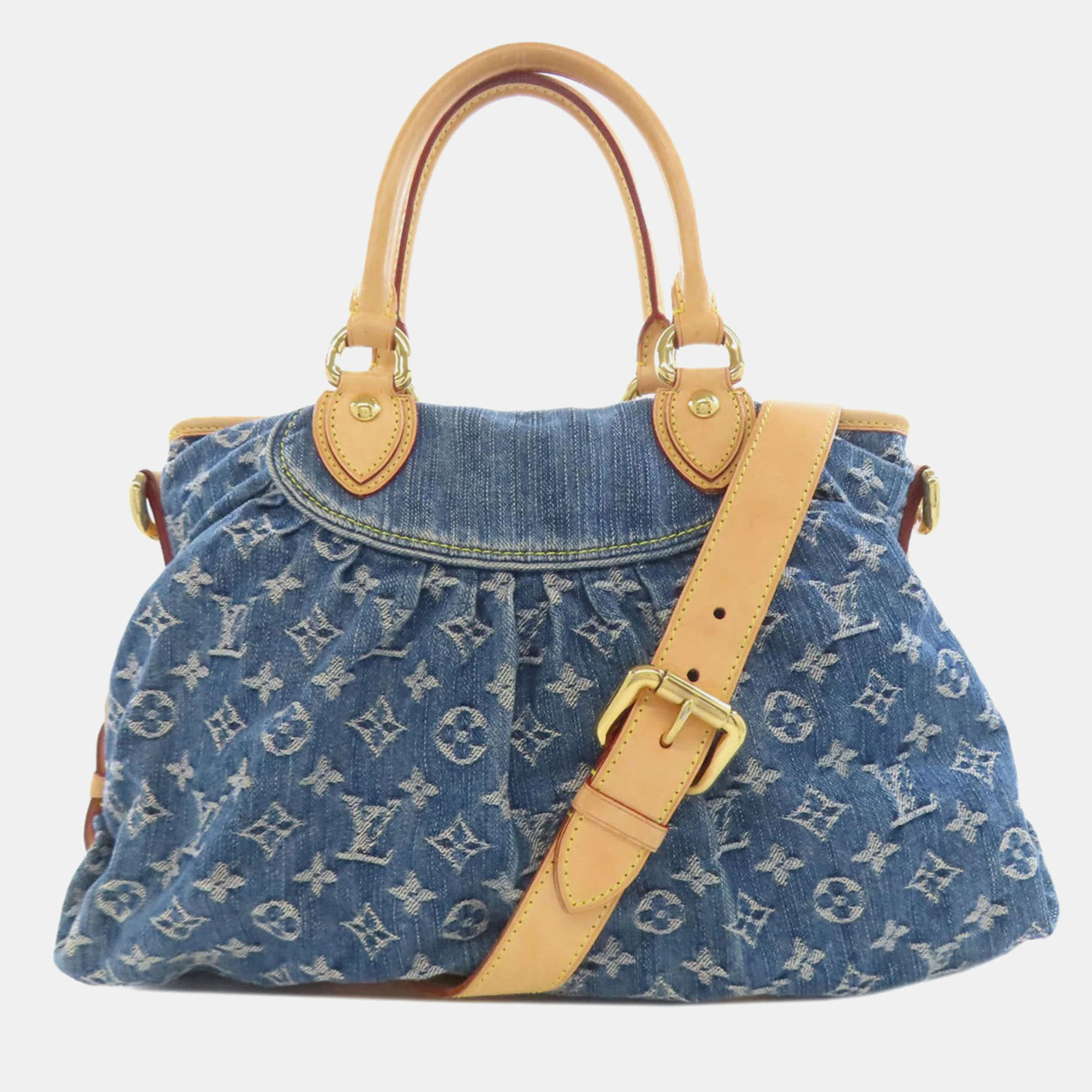 

Louis Vuitton Neocavi MM Blue Denim Top Handle Bag