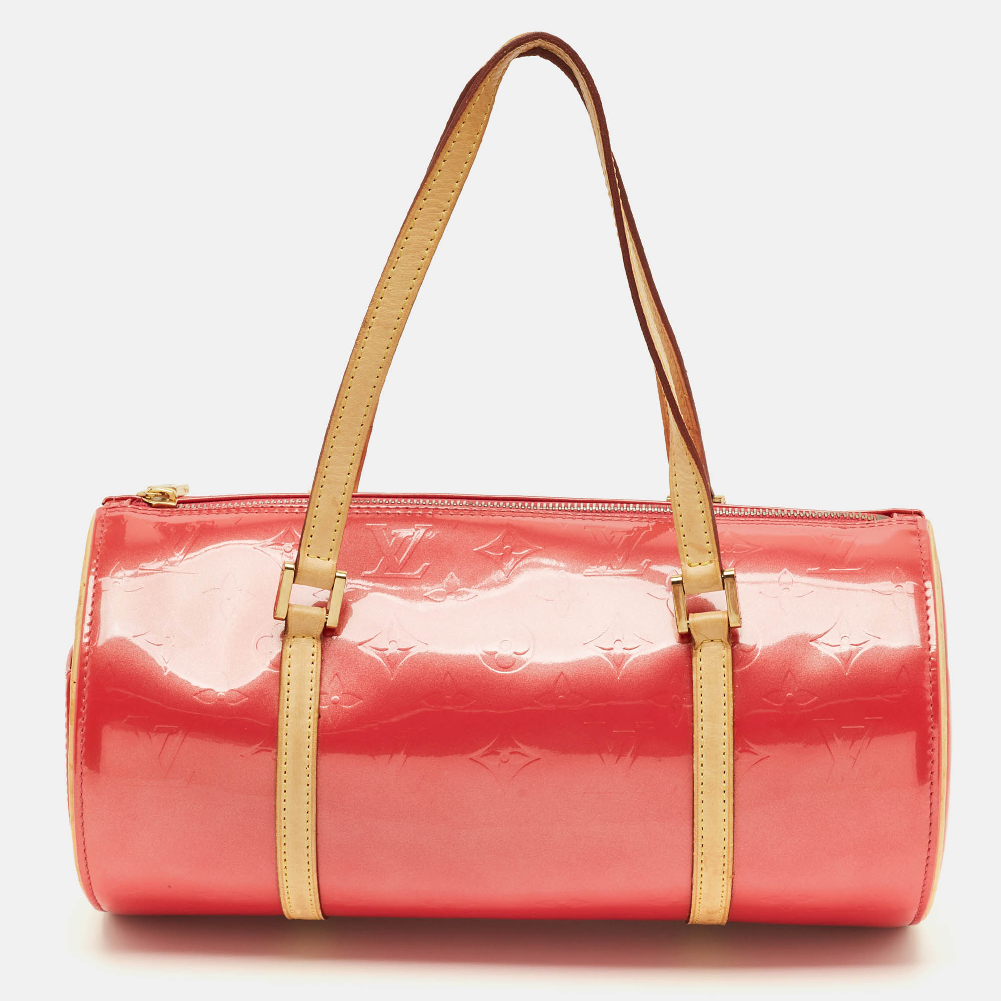 

Louis Vuitton Papillon 30 Fuchsia Monogram Vernis Bag, Pink