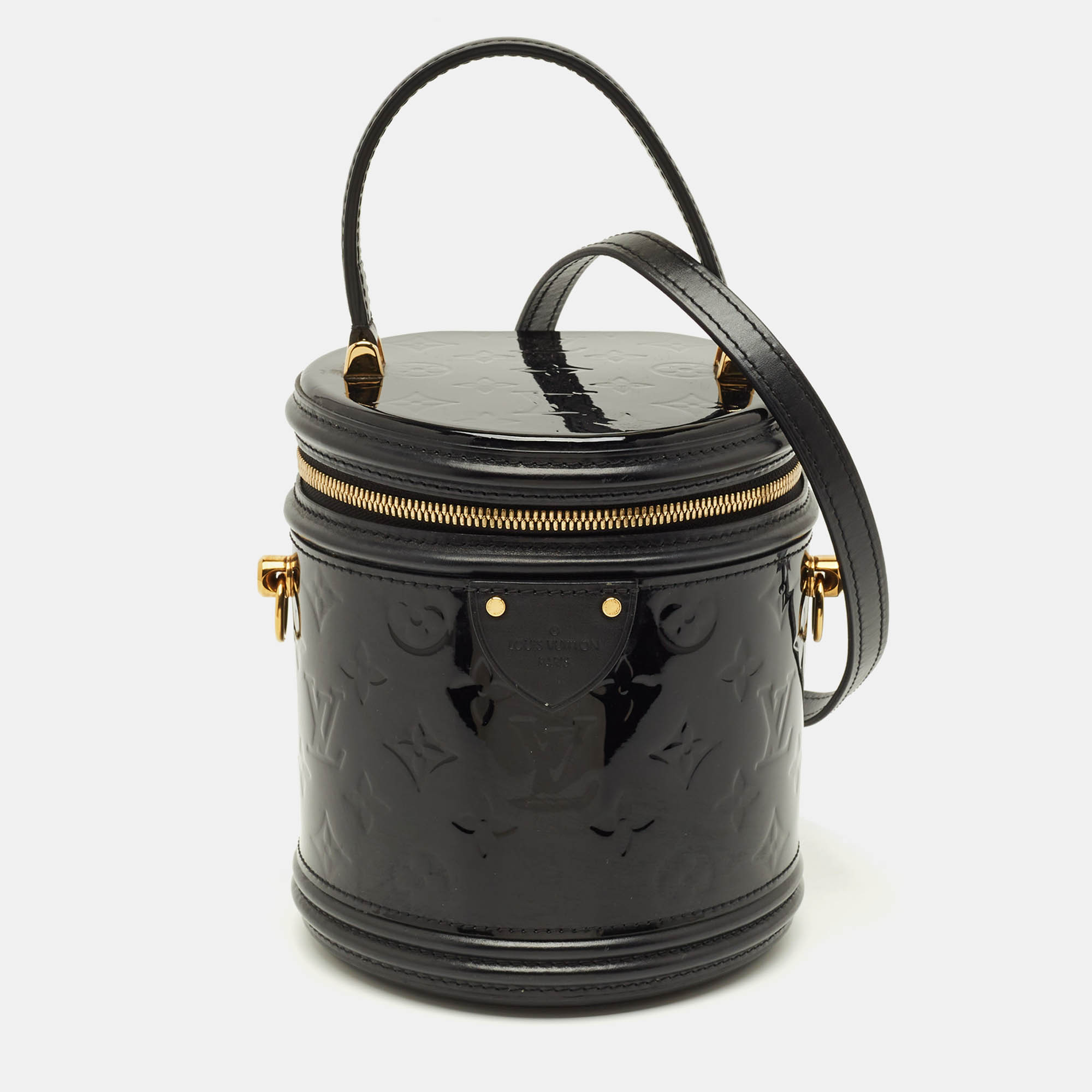 

Louis Vuitton Cannes Black Magnetique Monogram Vernis Bag