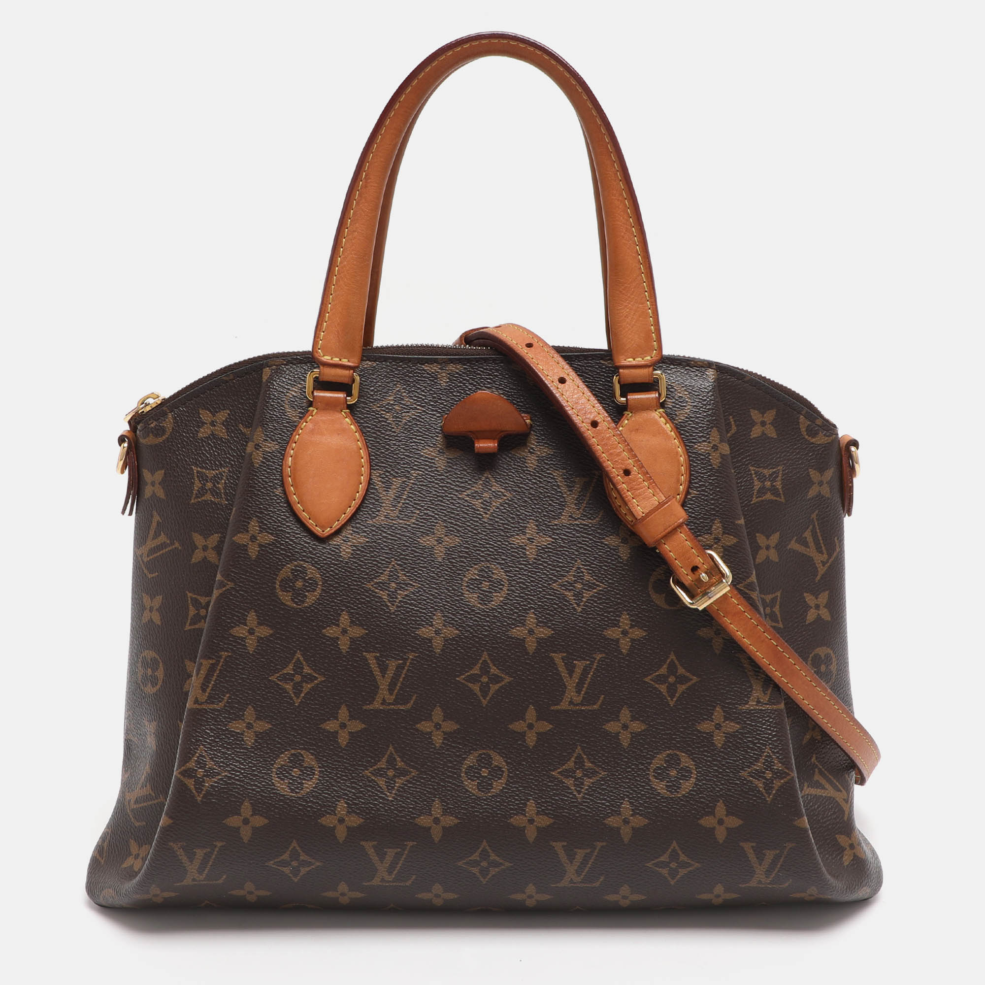 

Louis Vuitton Rivoli MM NM Monogram Canvas Bag, Brown