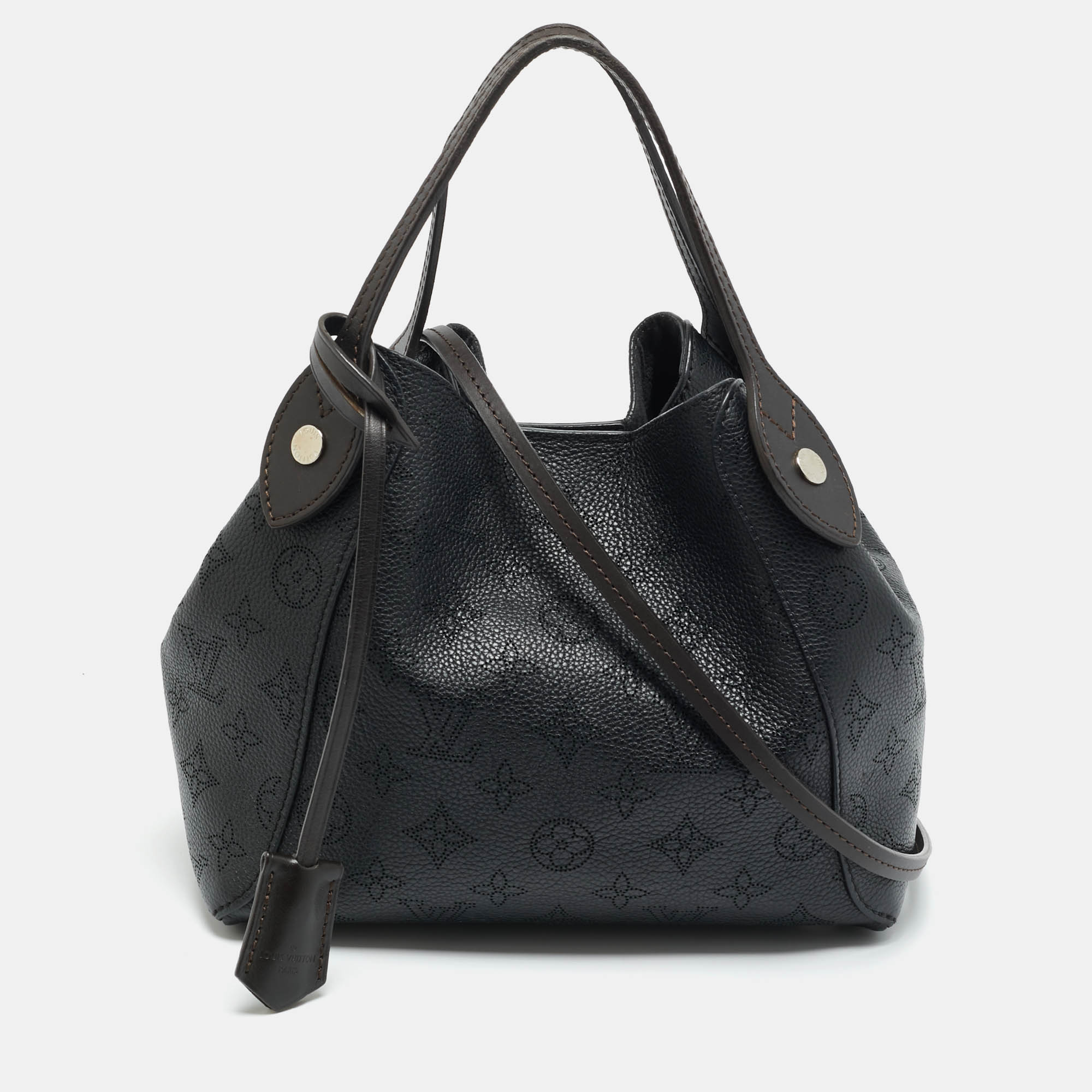 

Louis Vuitton Hina PM Black Monogram Mahina Leather Bag