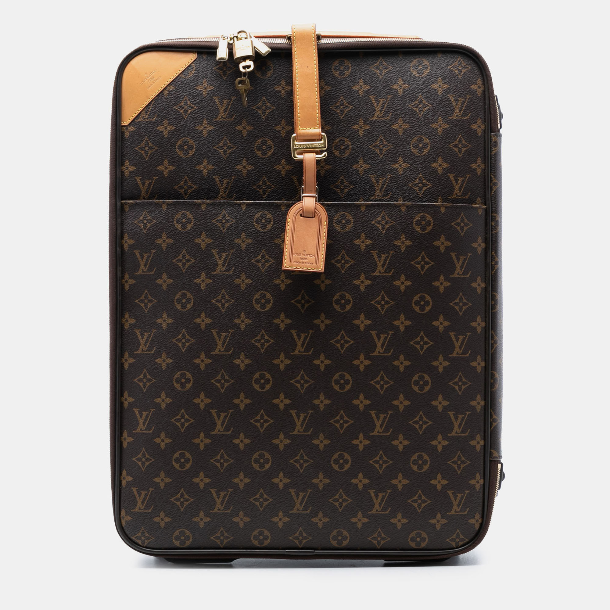 

Louis Vuitton Brown Monogram Pegase 55