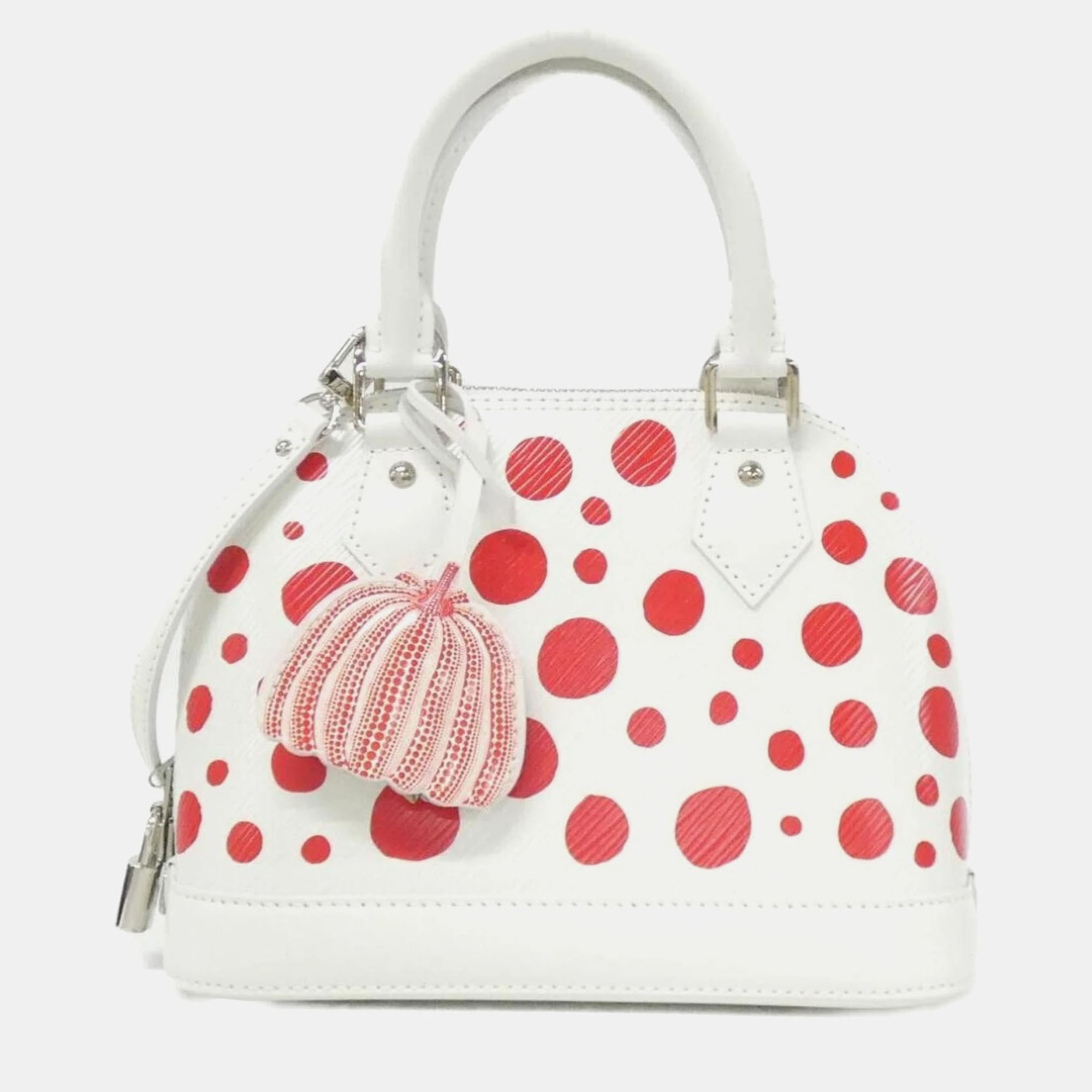

Louis Vuitton Epi Lv X Yk Alma Bb Handbag, White