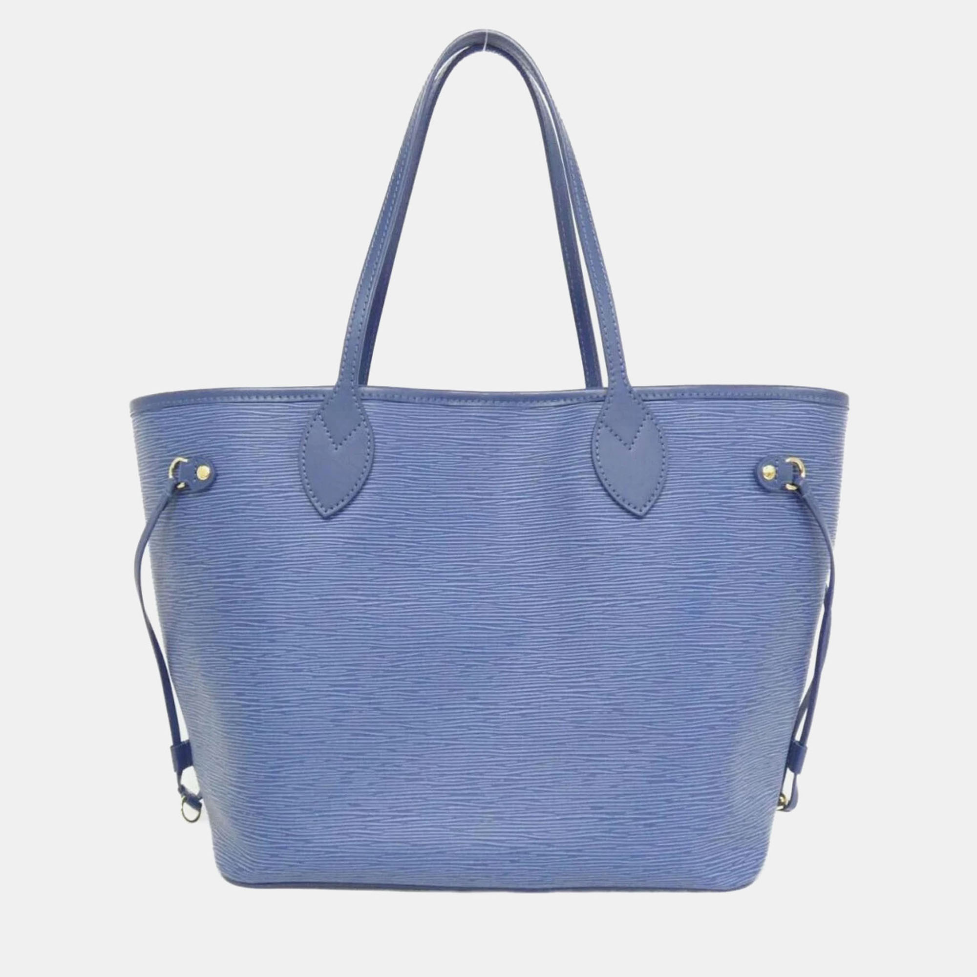 

Louis Vuitton Epi Neverfull Mm Handbag, Blue