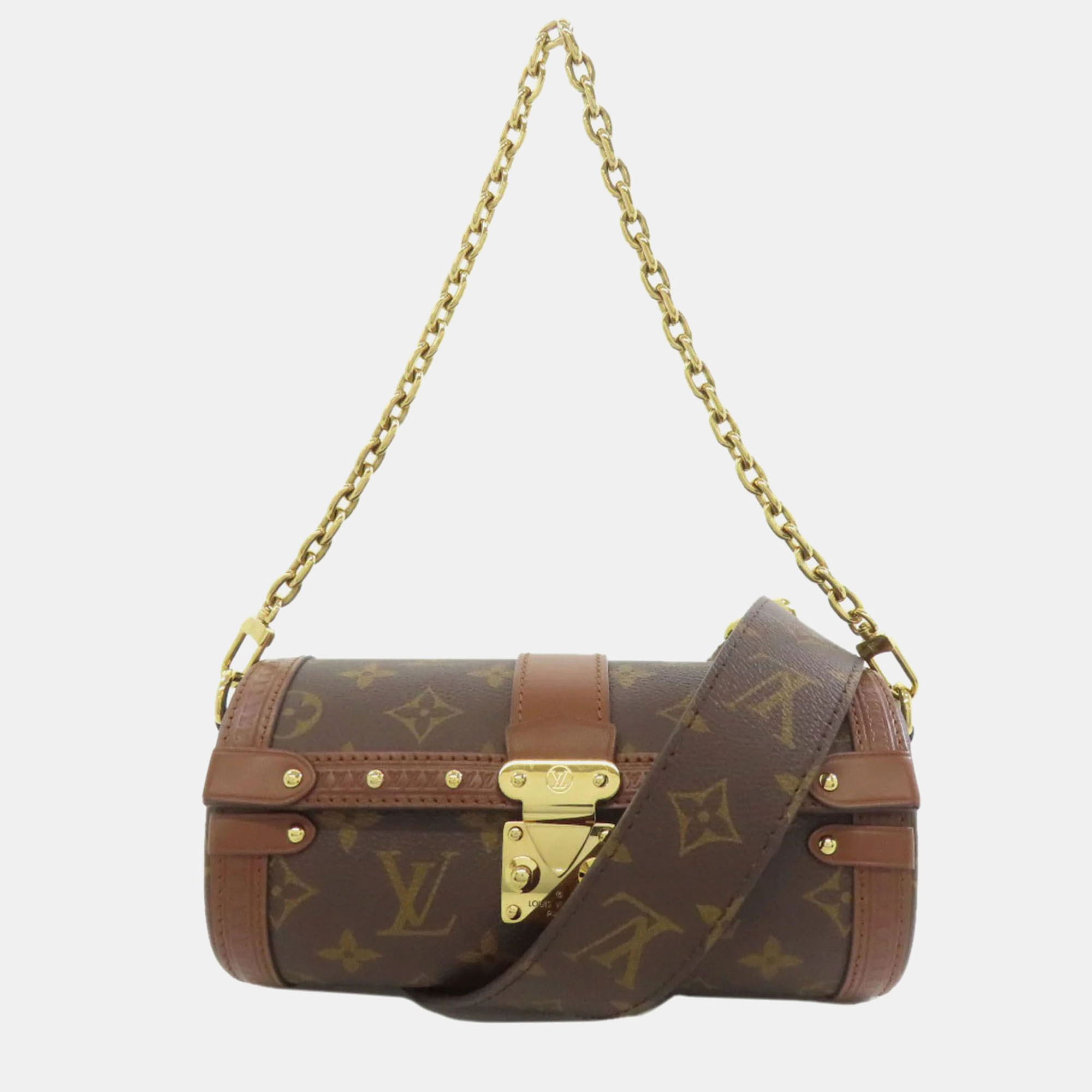 

Louis Vuitton Papillon Trunk Brown Monogram Coated Canvas Shoulder Bag