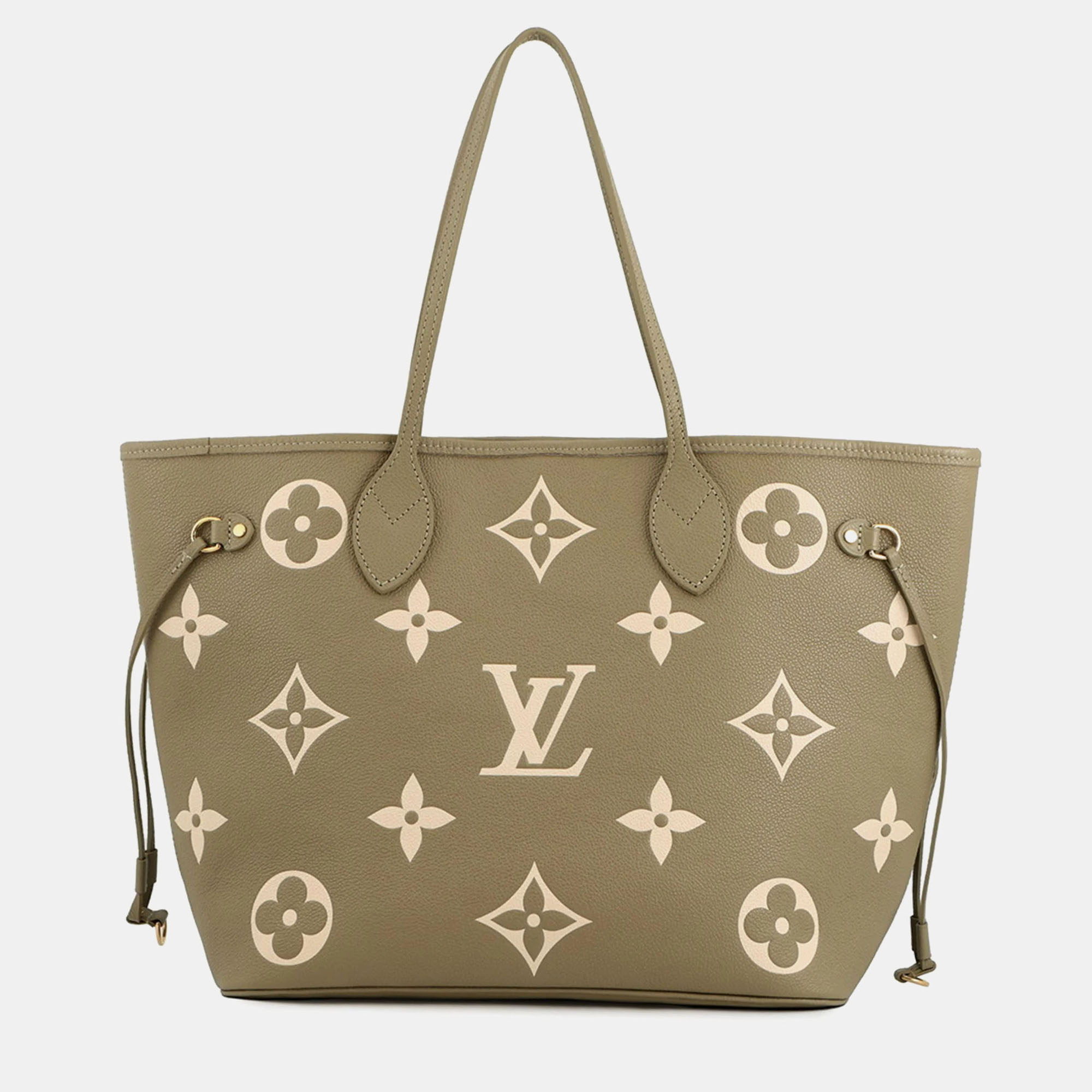 

Louis Vuitton Tote Bag Monogram Empreinte Neverfull Mm, Cream