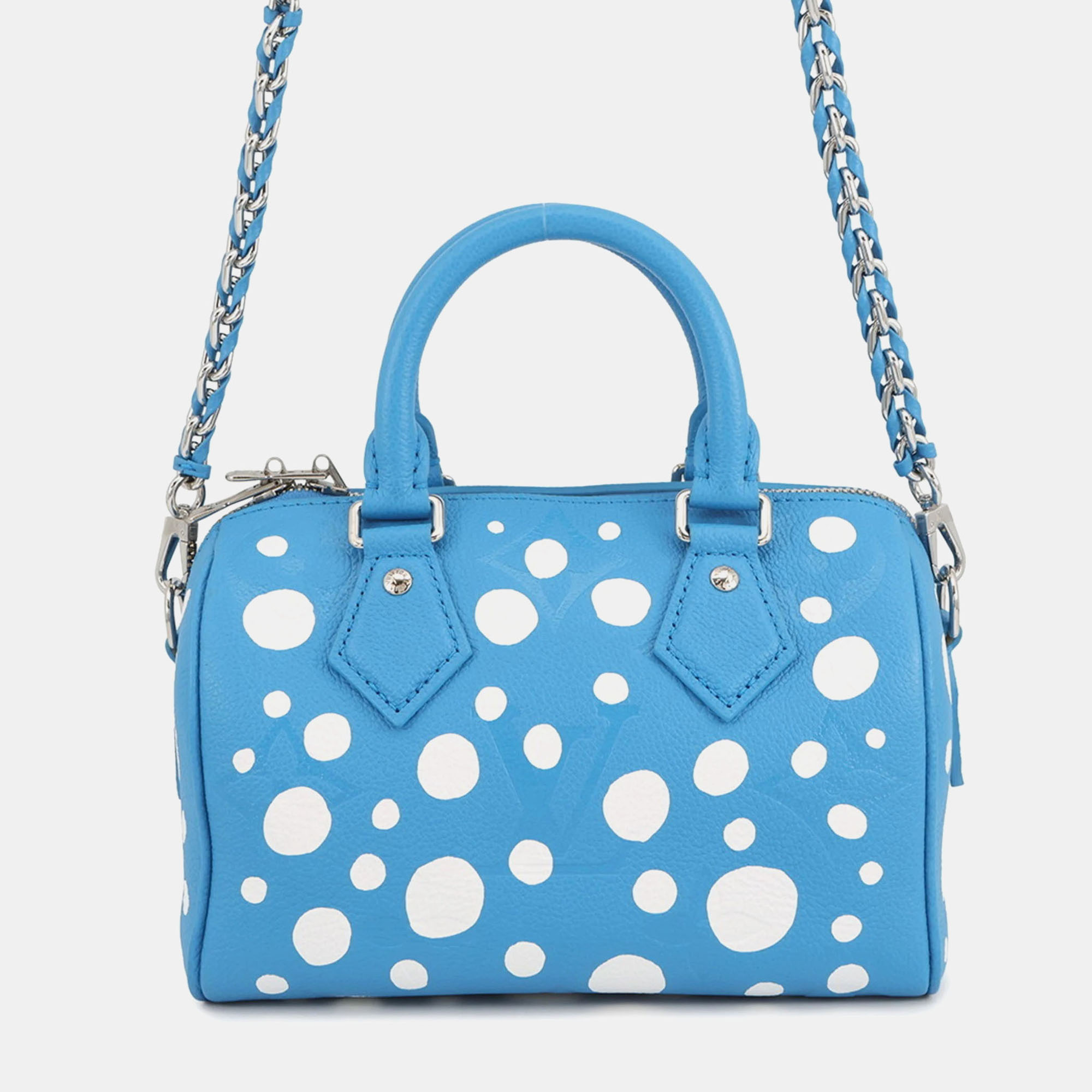 

Louis Vuitton Monogram Empreinte Handbag Speedy Bandouliere 20, Blue