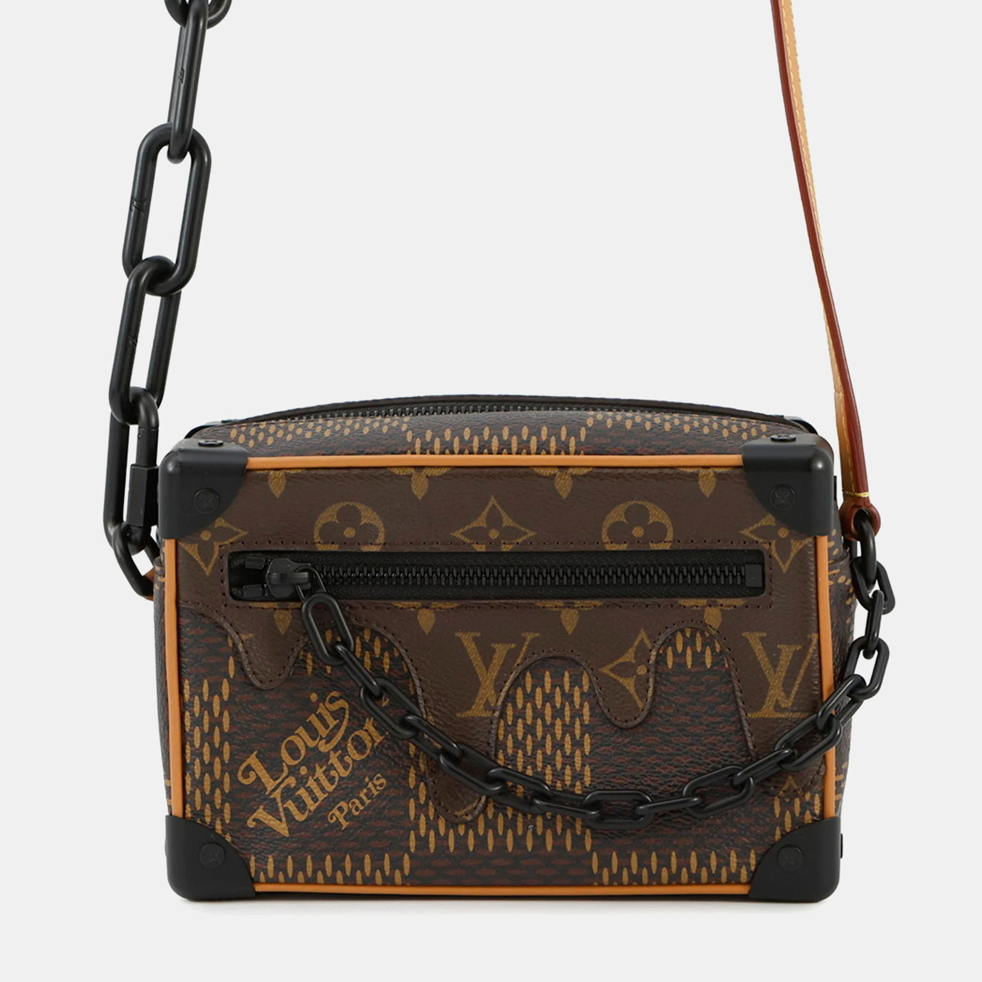 

Louis Vuitton Damier Giant Monogram Mini Soft Trunk Shoulder Bag, Brown