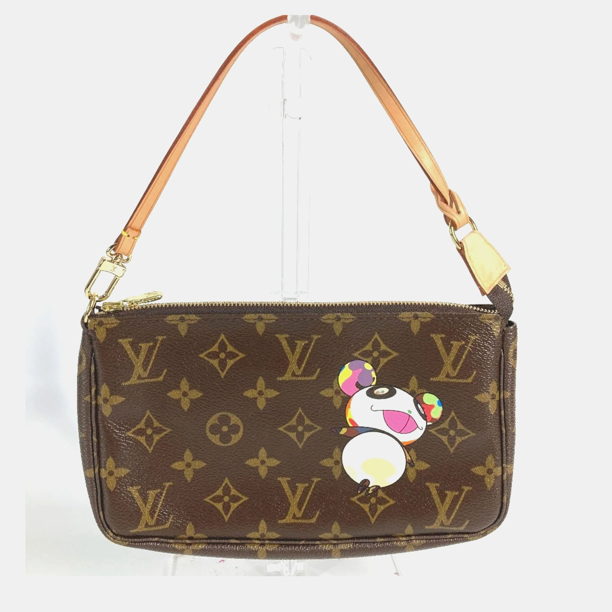 

Louis Vuitton Monogram Panda Pochette Shoulder Bag Canvas Brown