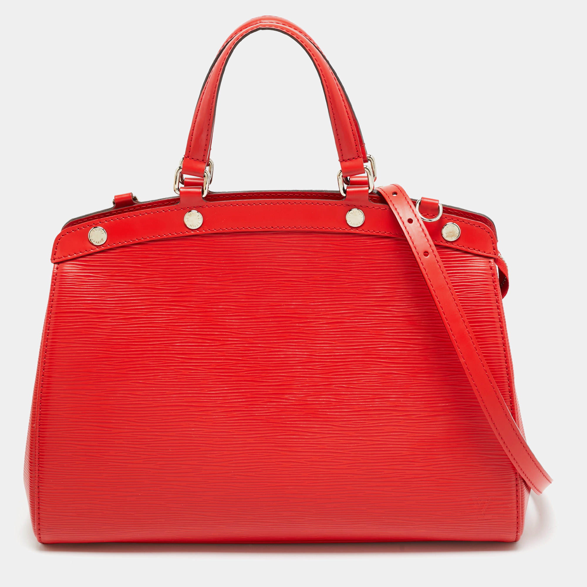 

Louis Vuitton Brea MM Coquelicot Epi Leather Bag, Red