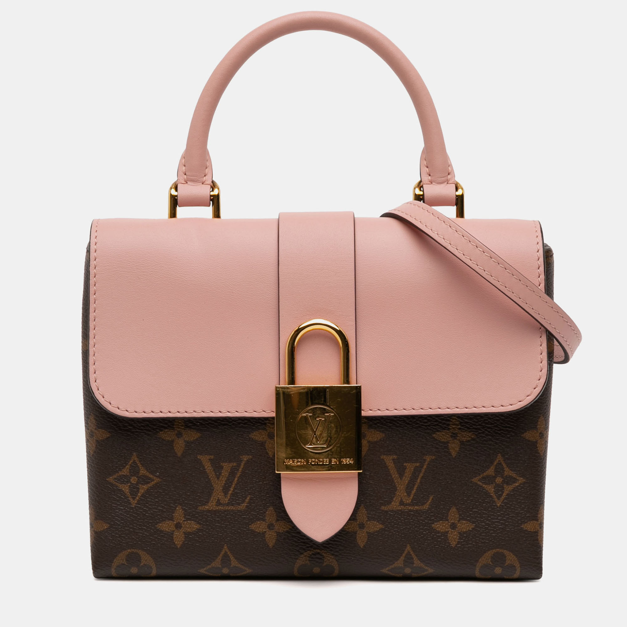 

Louis Vuitton Brown/Pink Monogram Locky BB