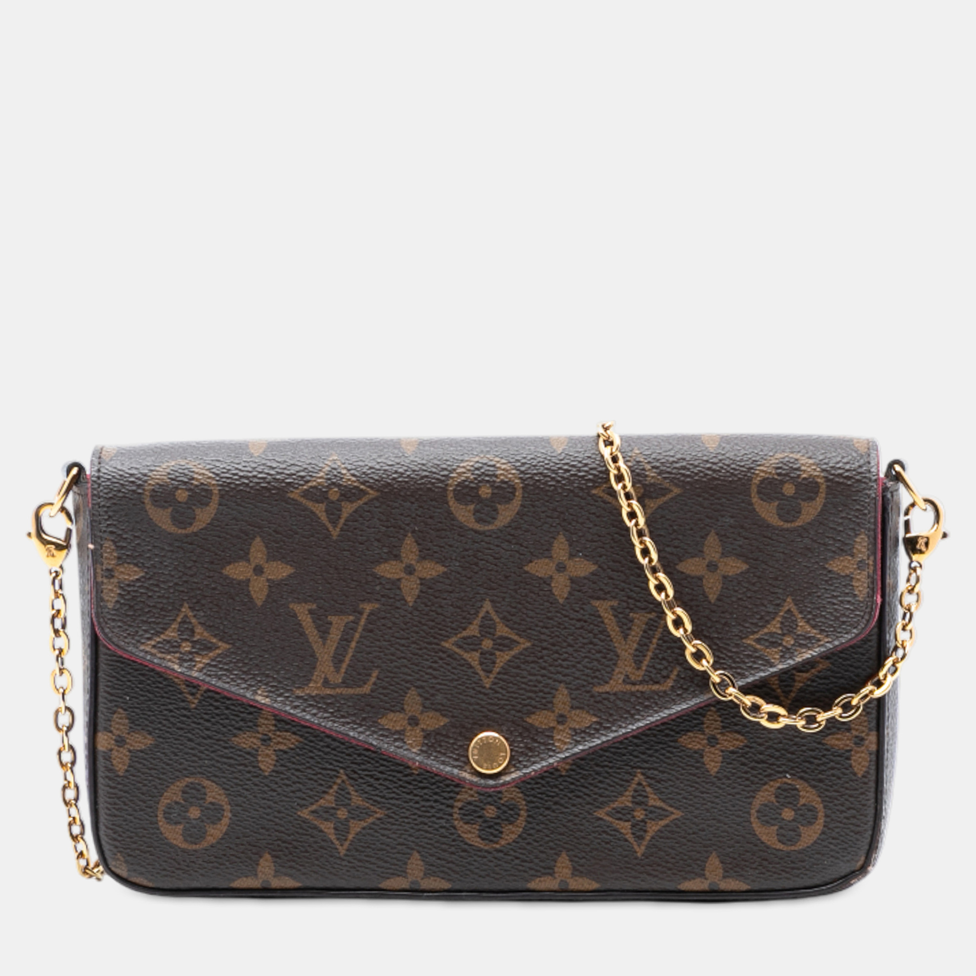 

Louis Vuitton Brown Monogram Pochette Felicie