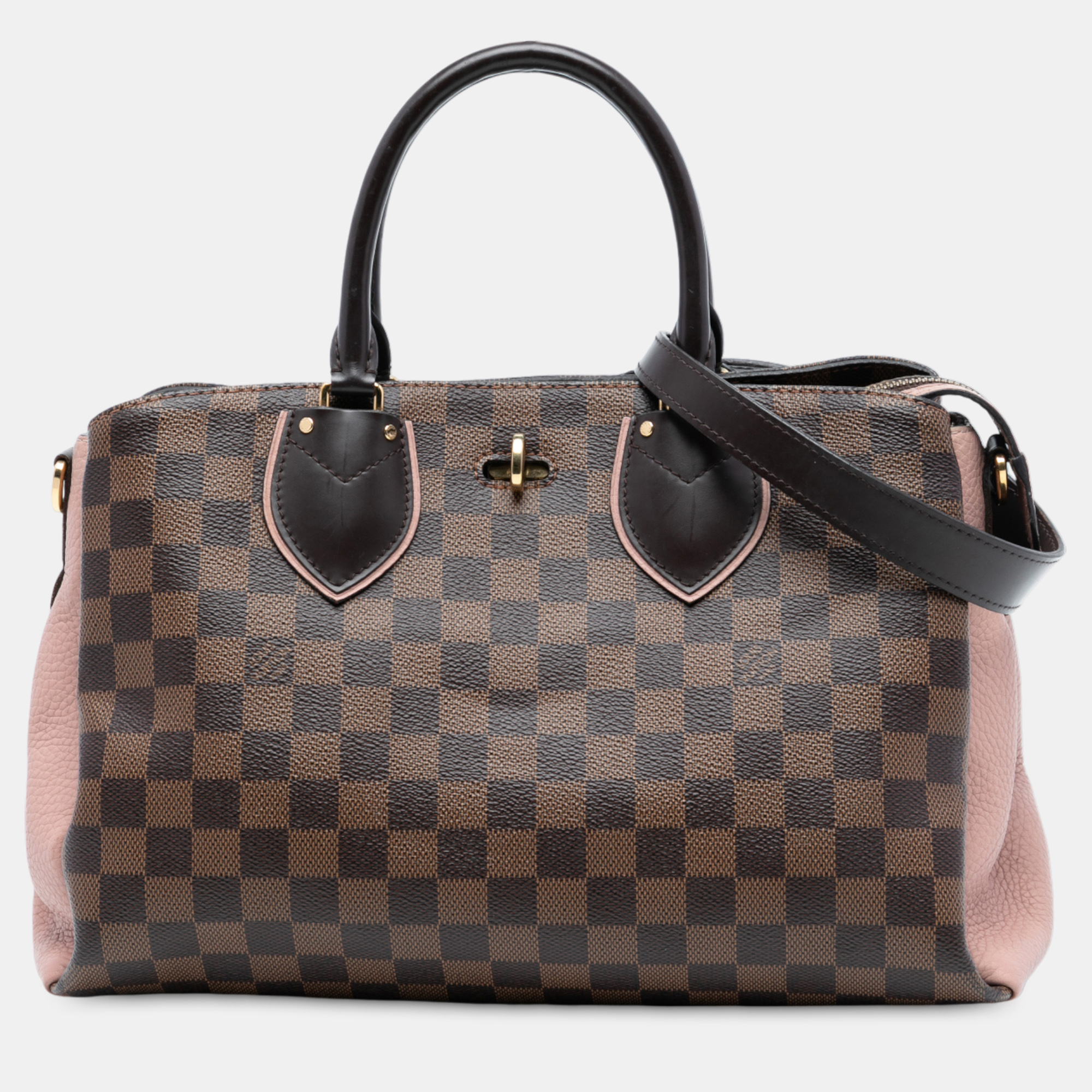 

Louis Vuitton Brown/Pink Damier Ebene Normandy