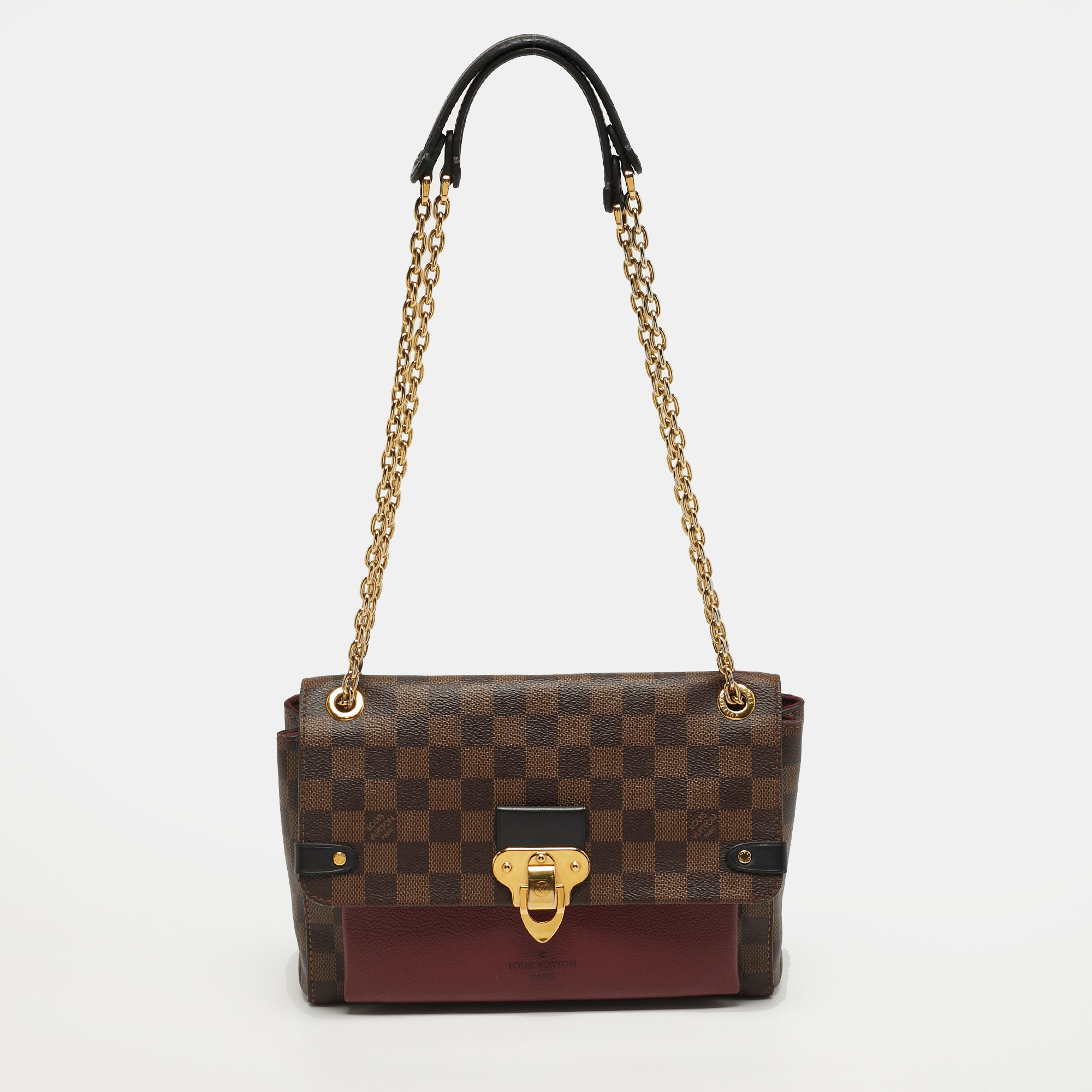 

Louis Vuitton Vavin PM Bordeaux Damier Ebene Canvas Bag, Brown