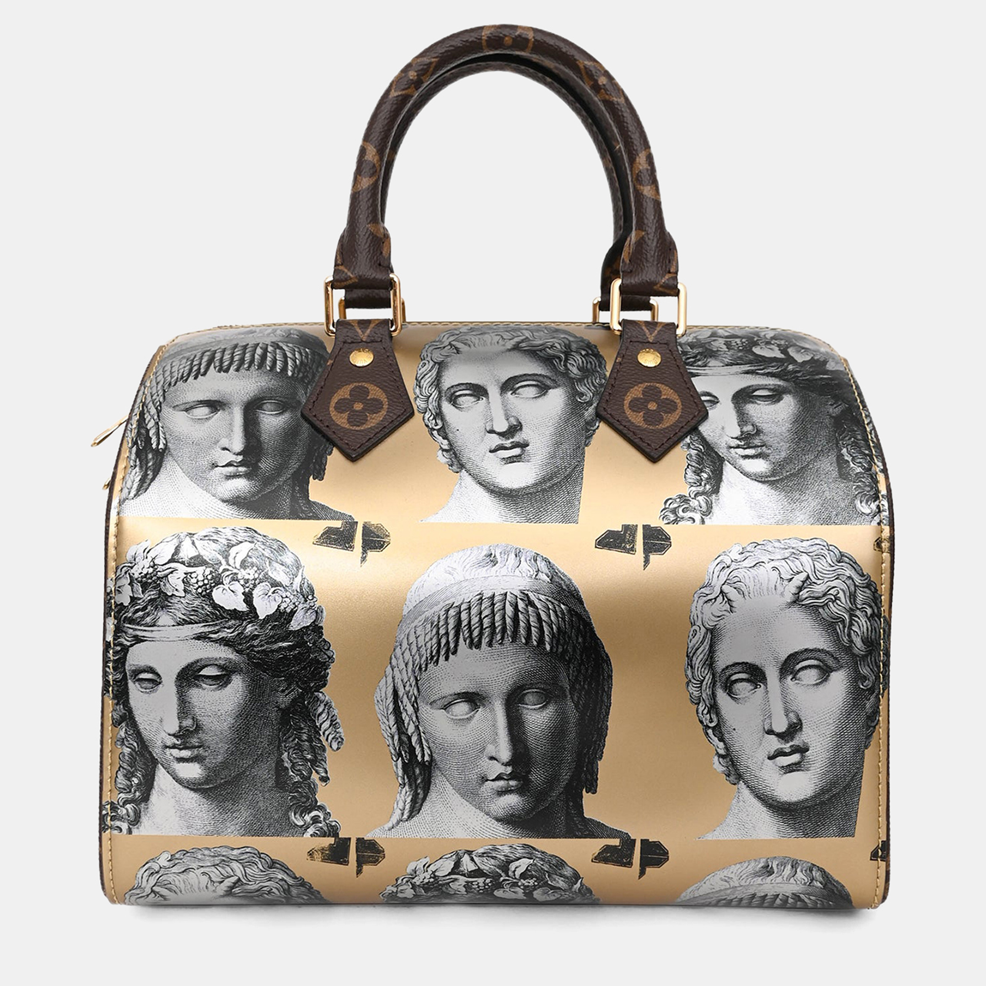 

Louis Vuitton x Fornasetti Speedy 25 Bandouliere, Beige