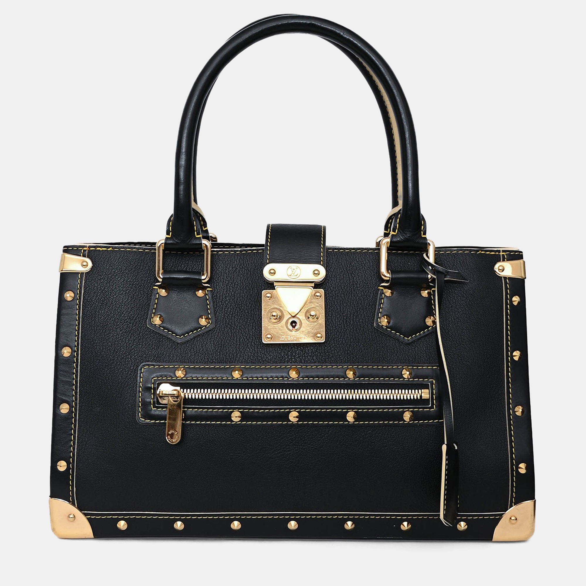 

Louis Vuitton Black Suhali Leather Le Fabuleux Tote